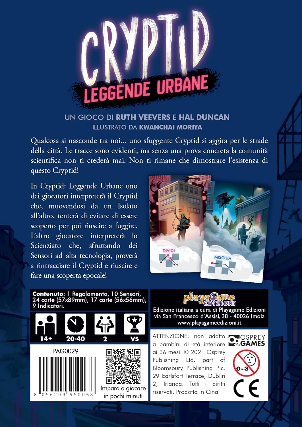 Cryptid Leggende Urbane (Gioco da tavolo) - Nuovo e sigillato