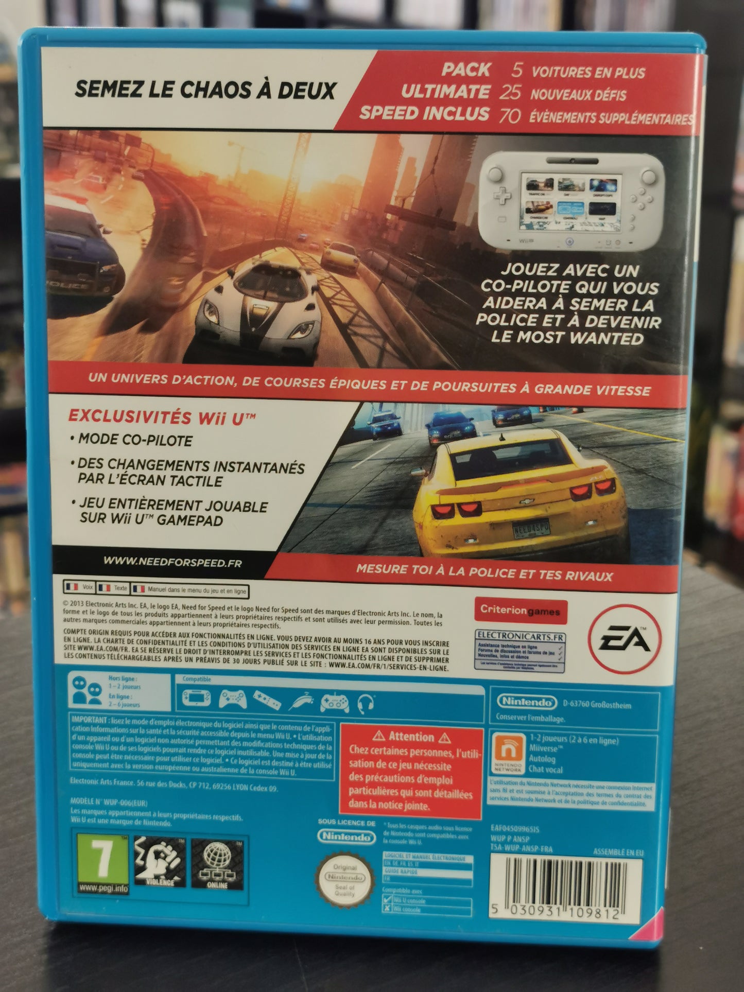 Need For Speed Most Wanted (Wii-U)