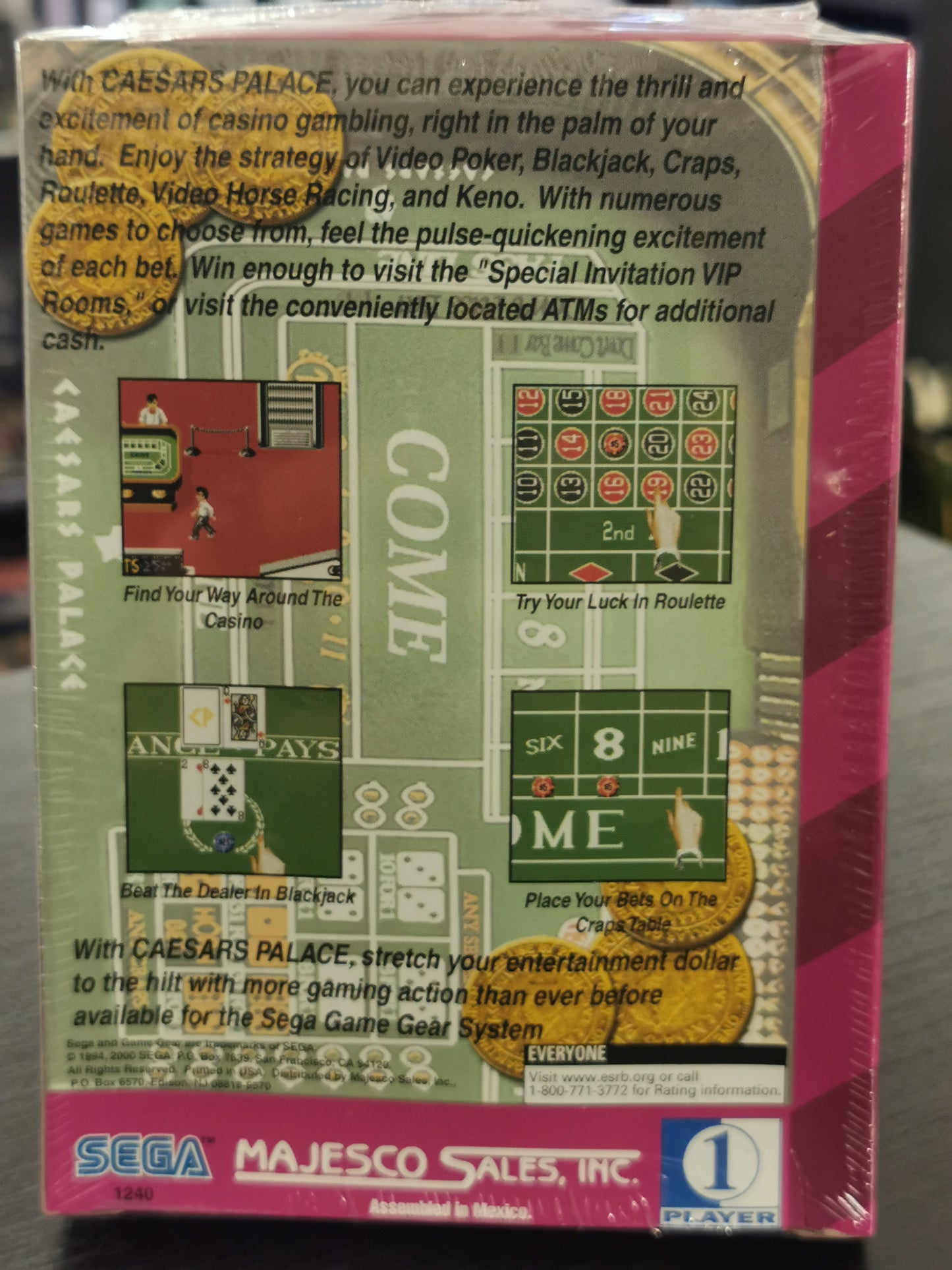 Caesars Palace (Game Gear) *Nuovo