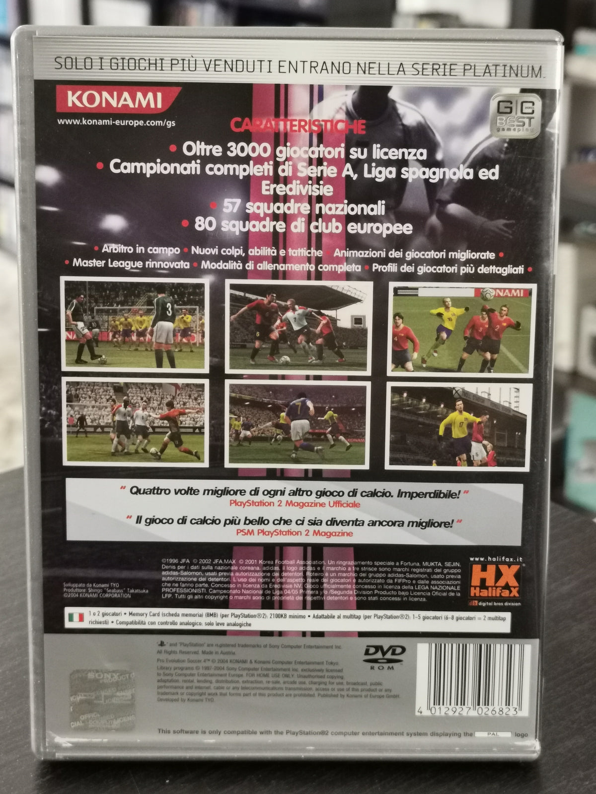 Pro Evolution Soccer 4 (PS2) - Platinum