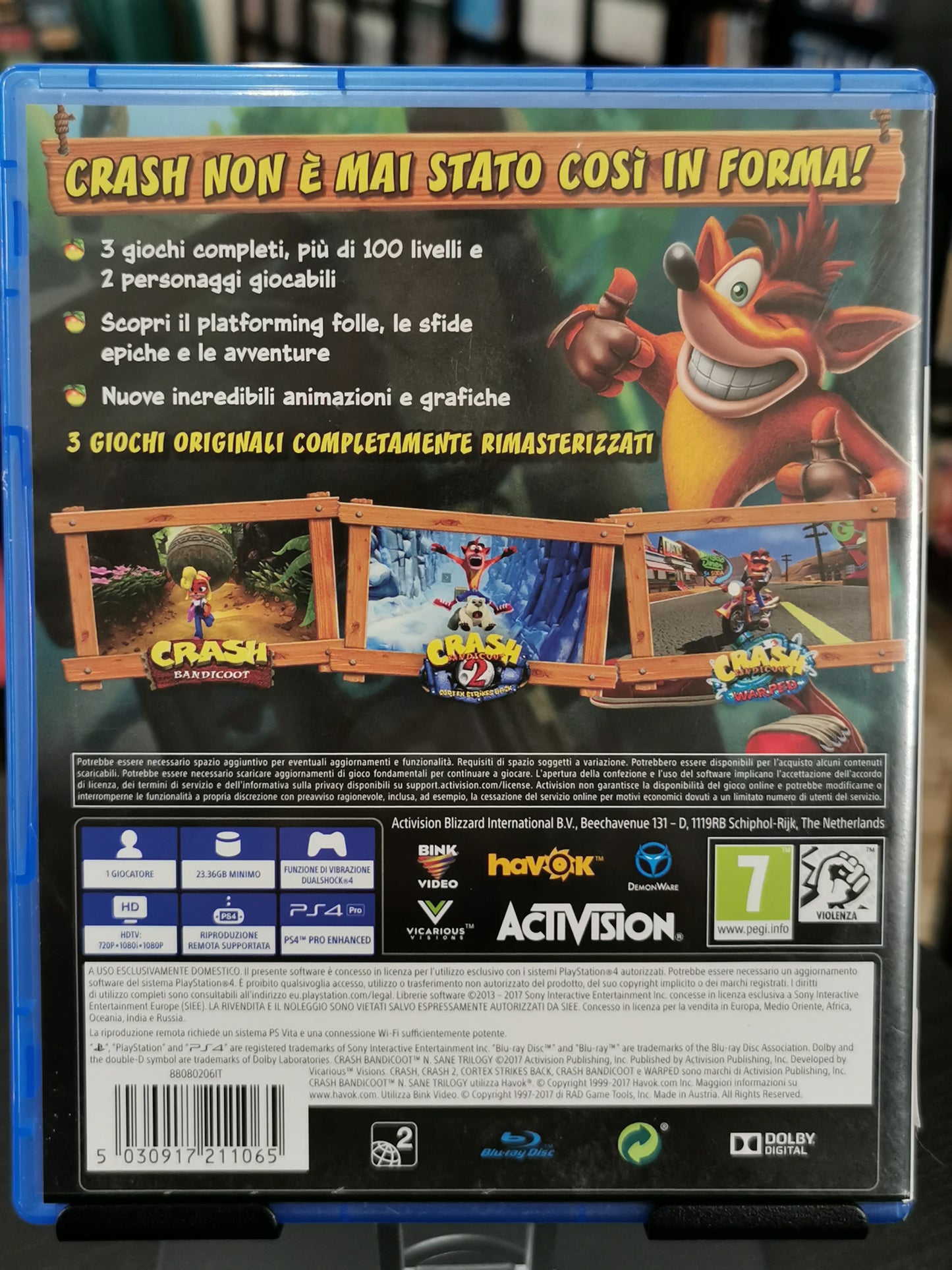 Crash Bandicoot N. Sane Trilogy (PS4)
