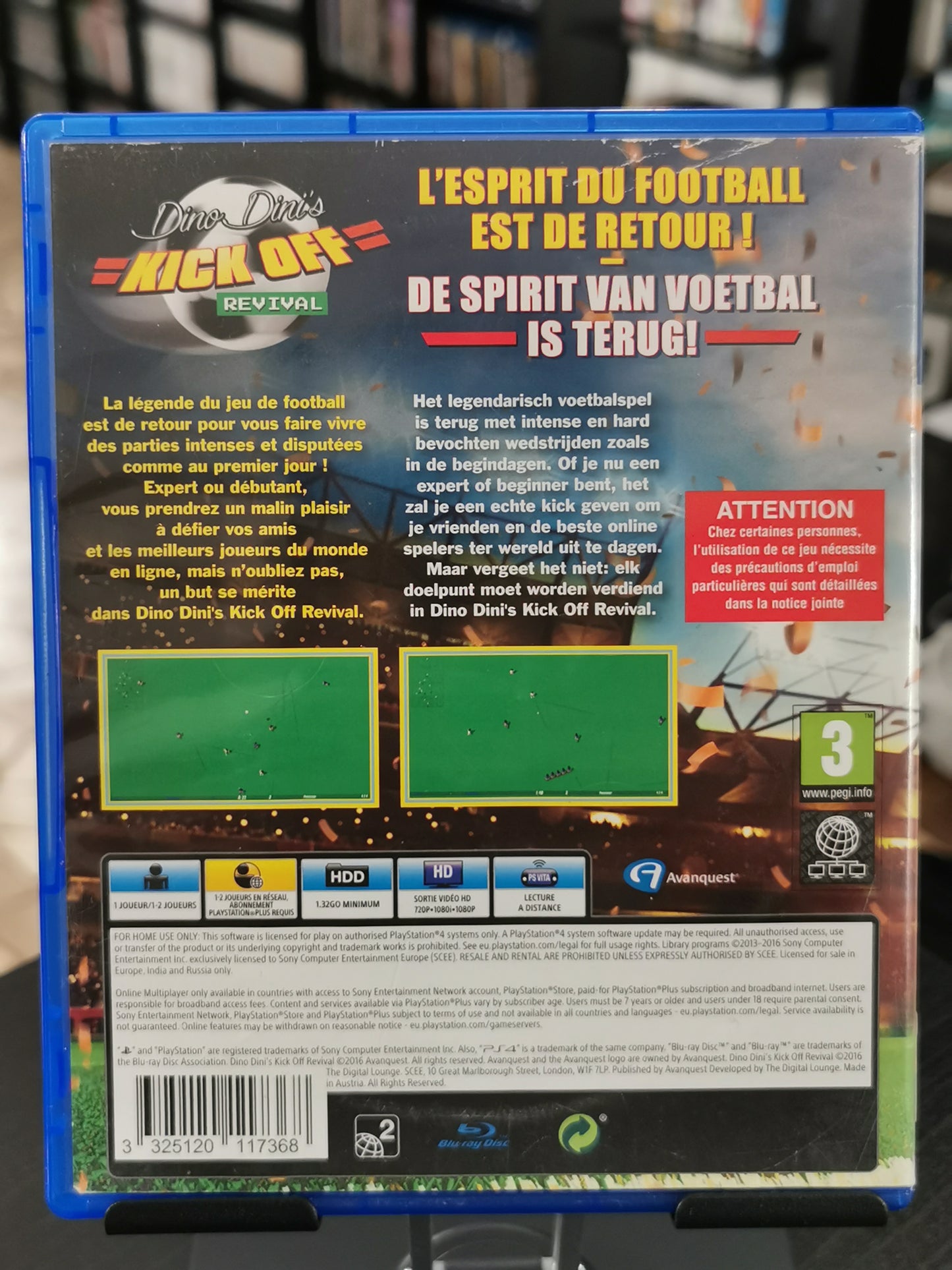 Dino Dini's Kick Off Revival (PS4)