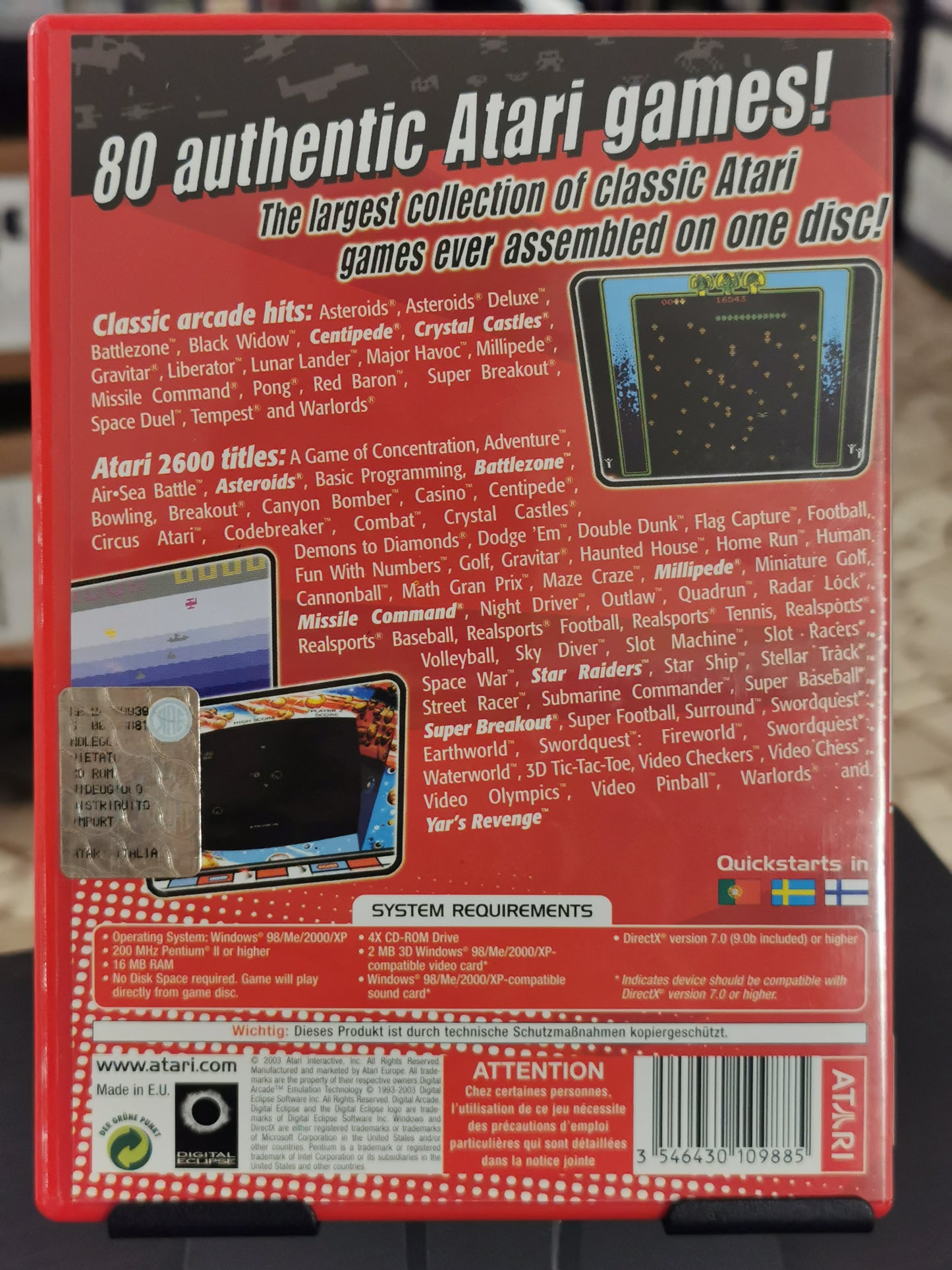 Atari - 80 Classic Games in One (PC)