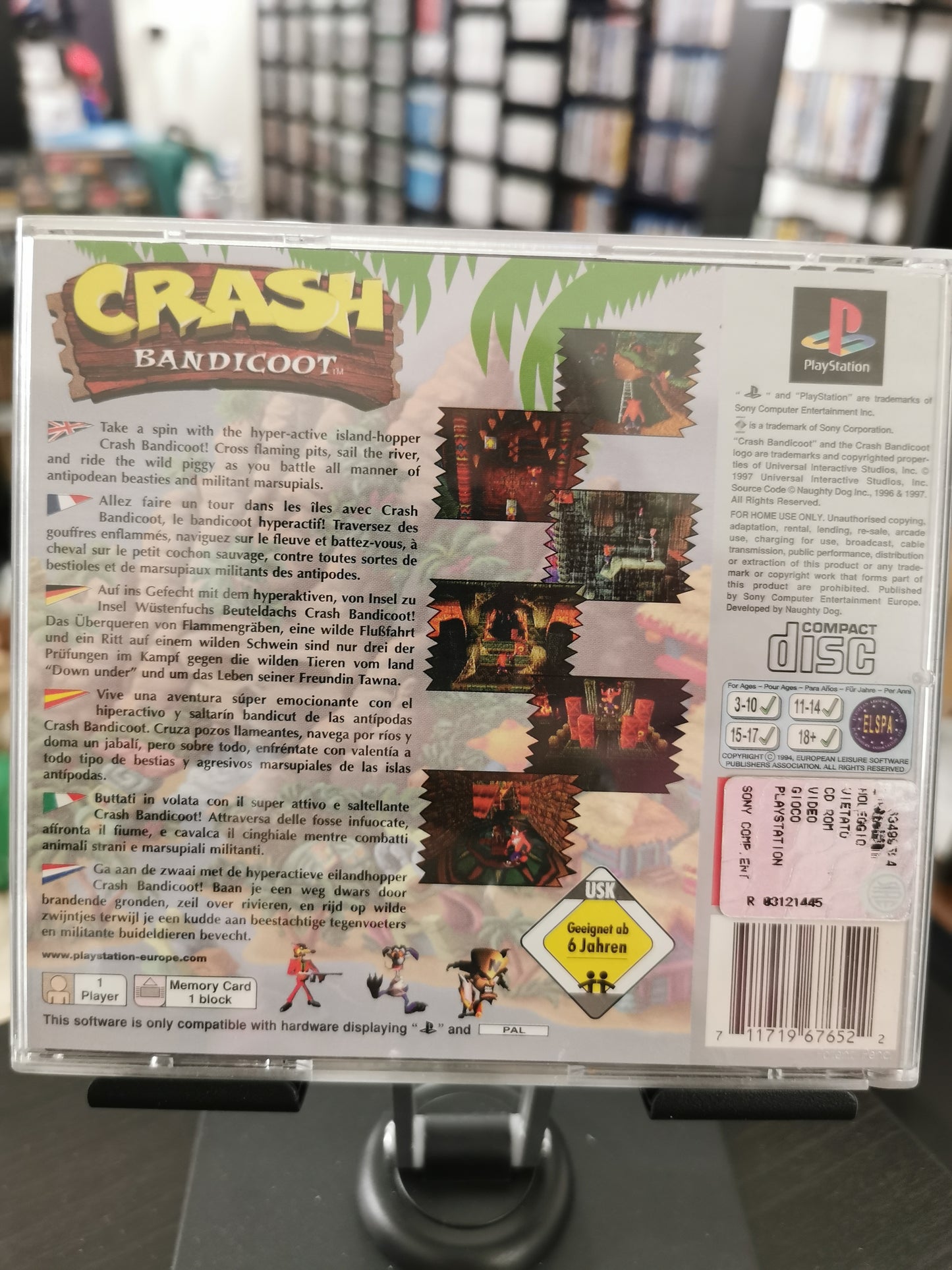 Crash Bandicoot (PS1) - Platinum