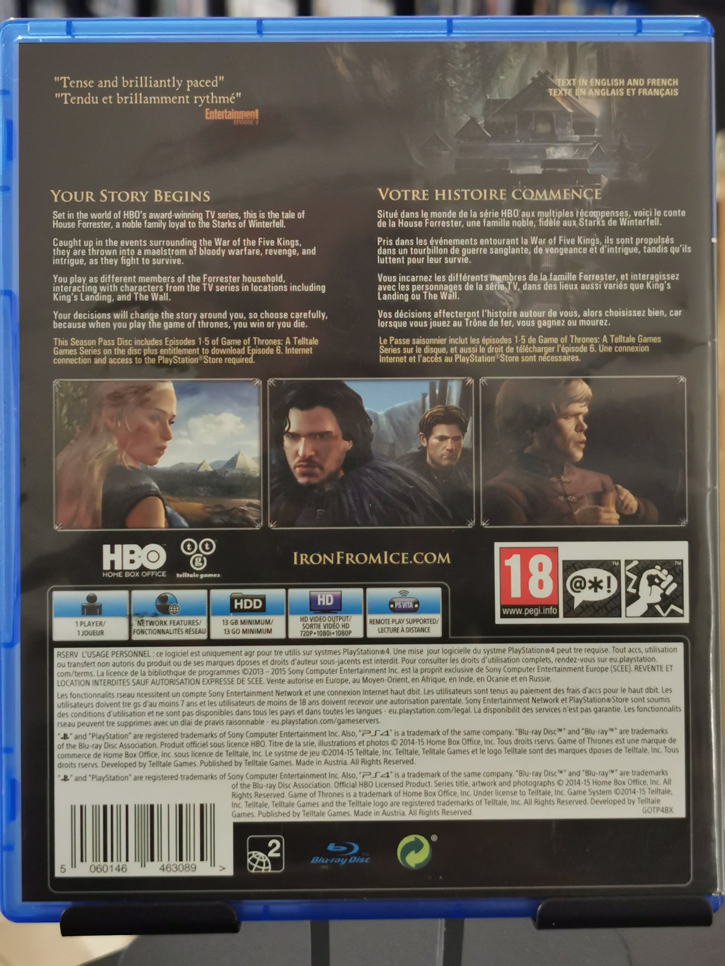 Game of Thrones: A Telltale Games Series (PS4)