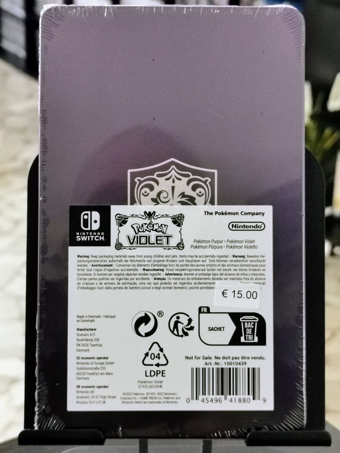 Steelbook Pokèmon Violet (No gioco) - *Sigillata