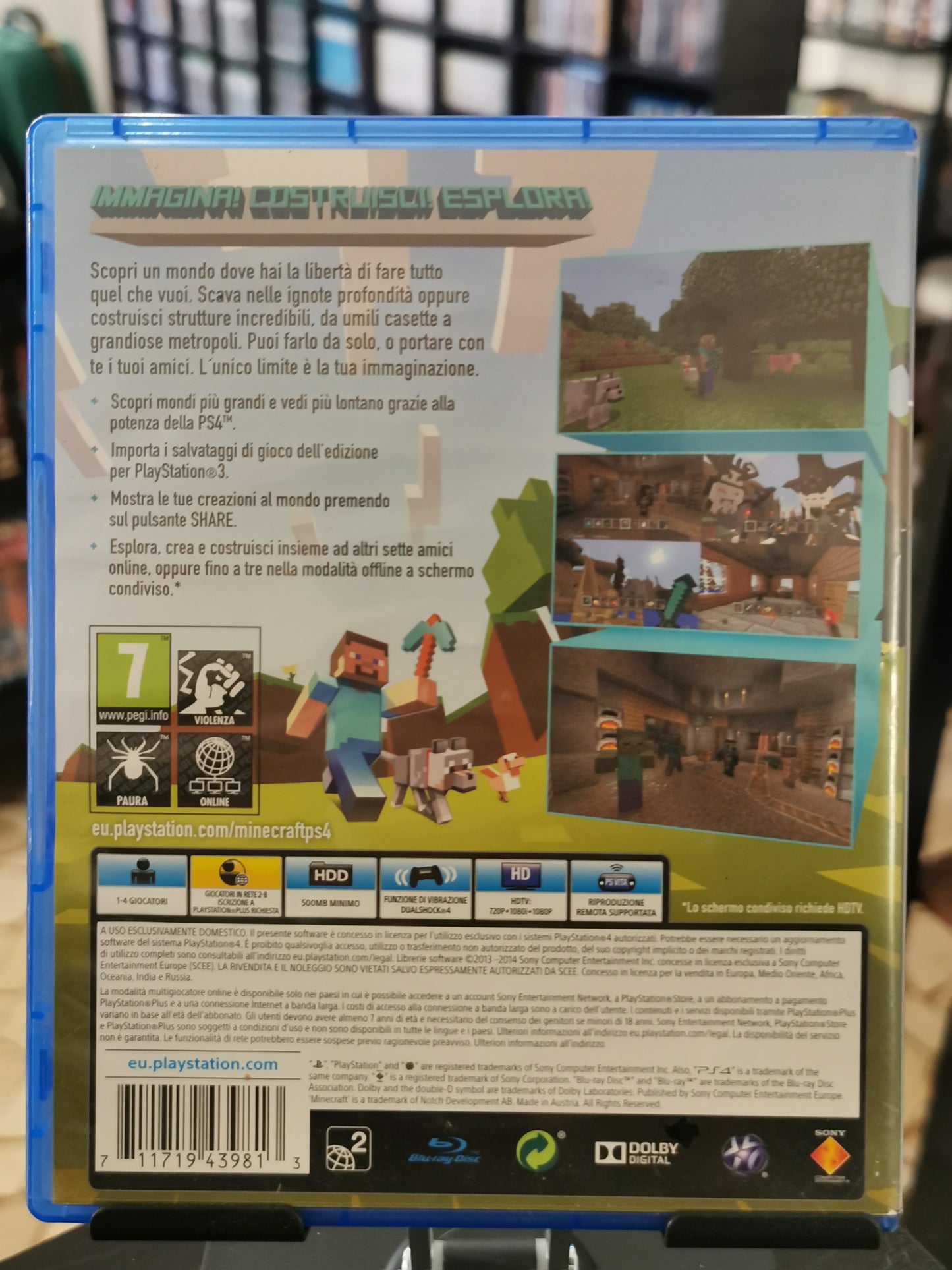 Minecraft: Playstation 4 Edition (PS4)