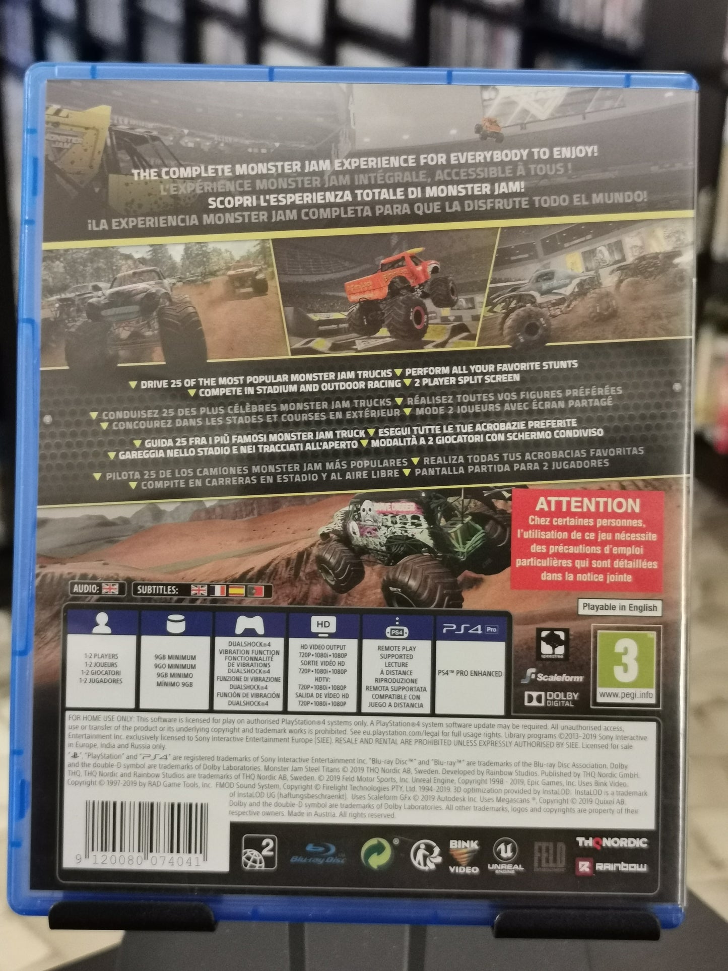Monster Jam Steel Titans (PS4)