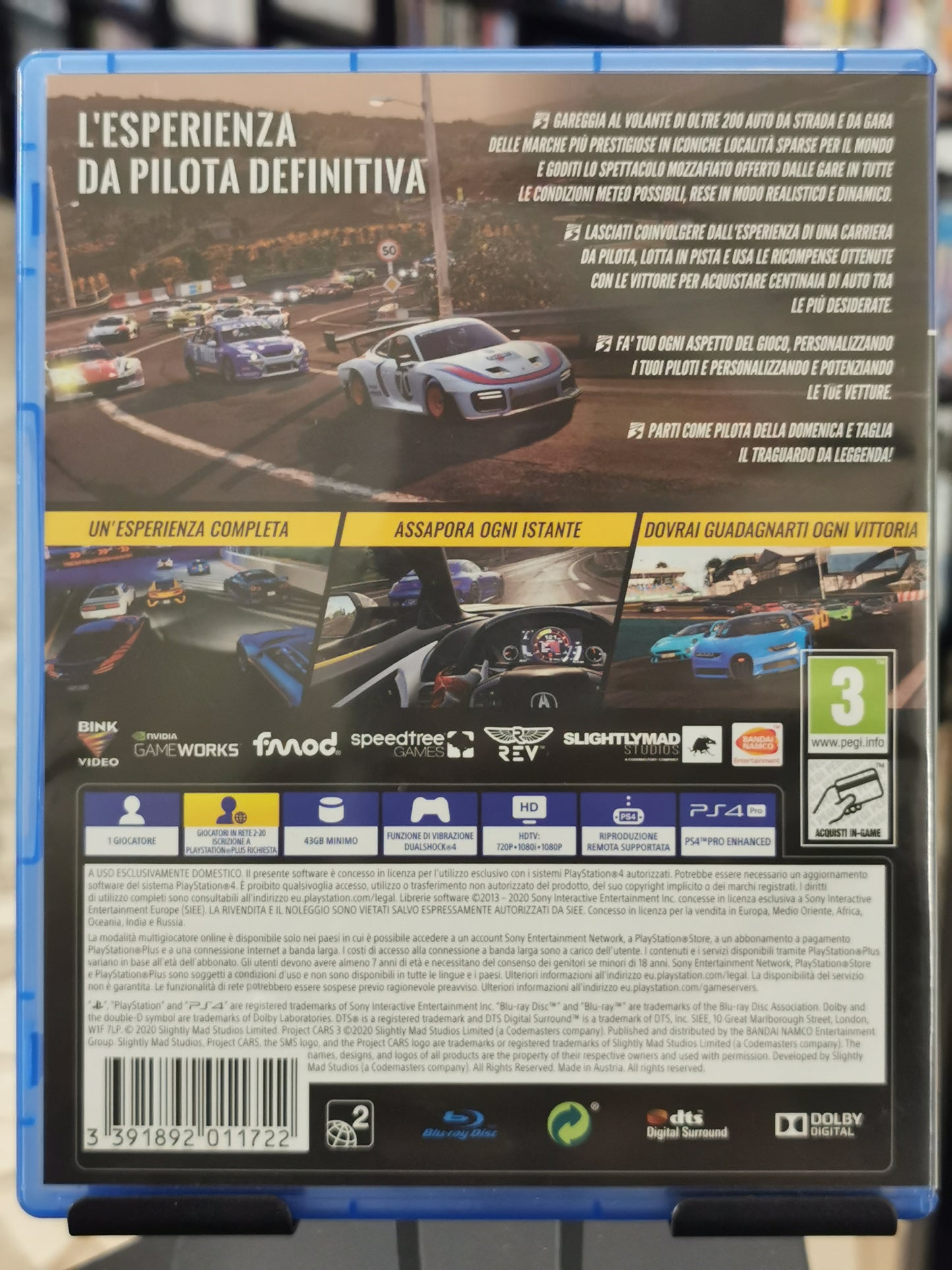 Project Cars 3 (PS4)