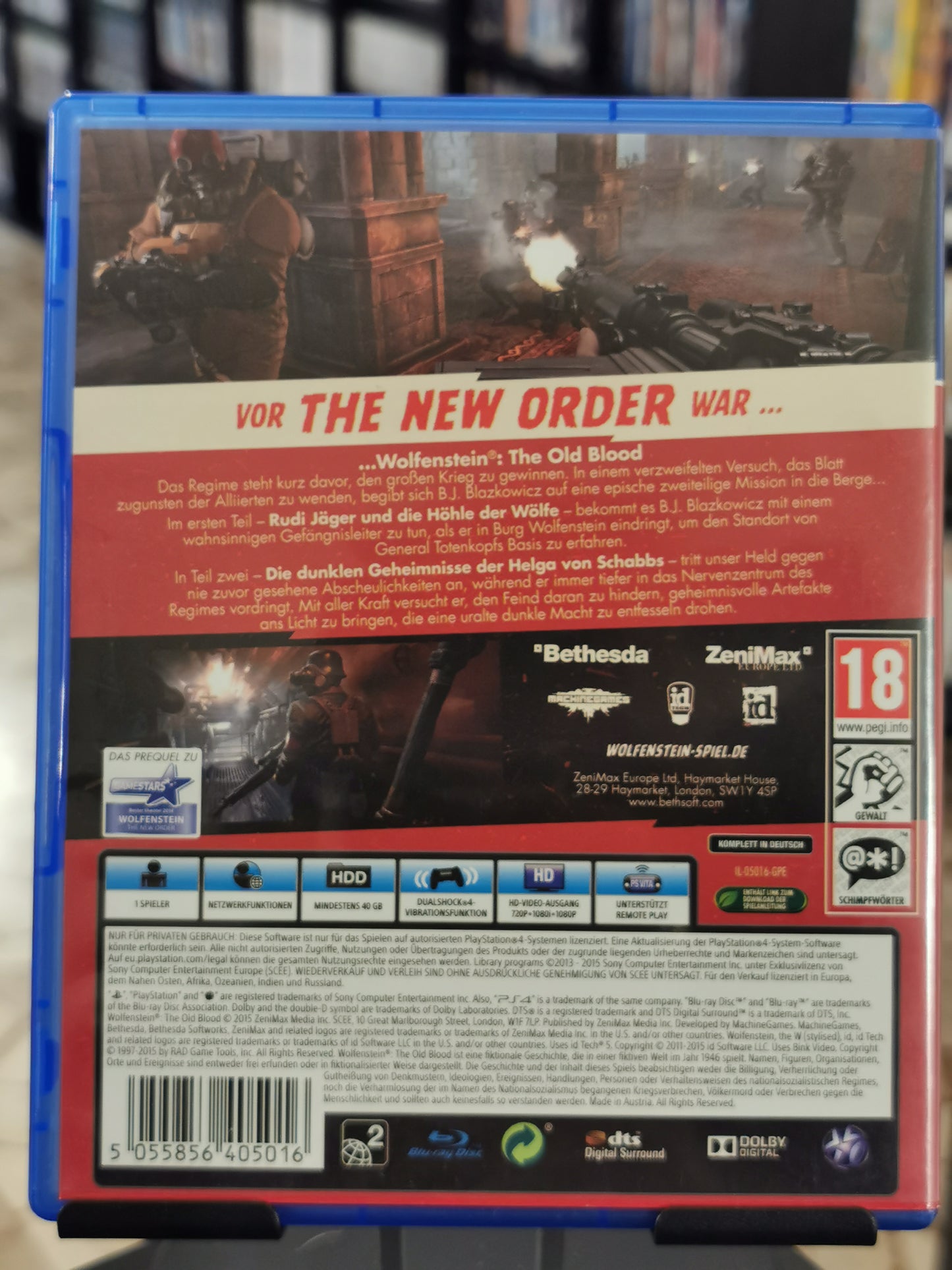 Wolfenstein: The Old Blood (PS4) - *German Version