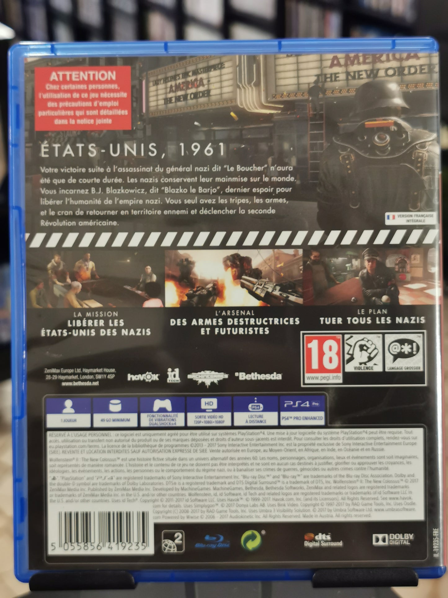 Wolfenstein II: The New Colossus (PS4)