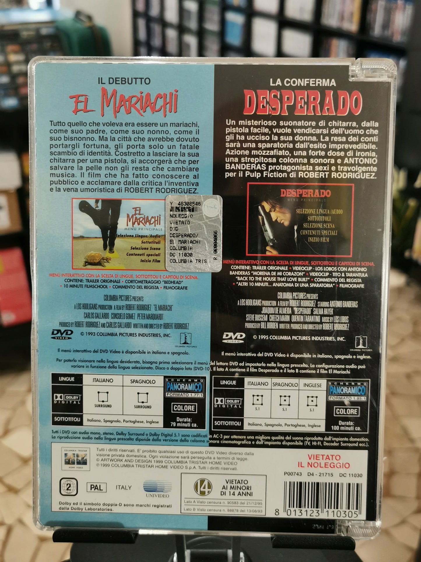El Mariachi + Desperado – Collector’s Edition (DVD)