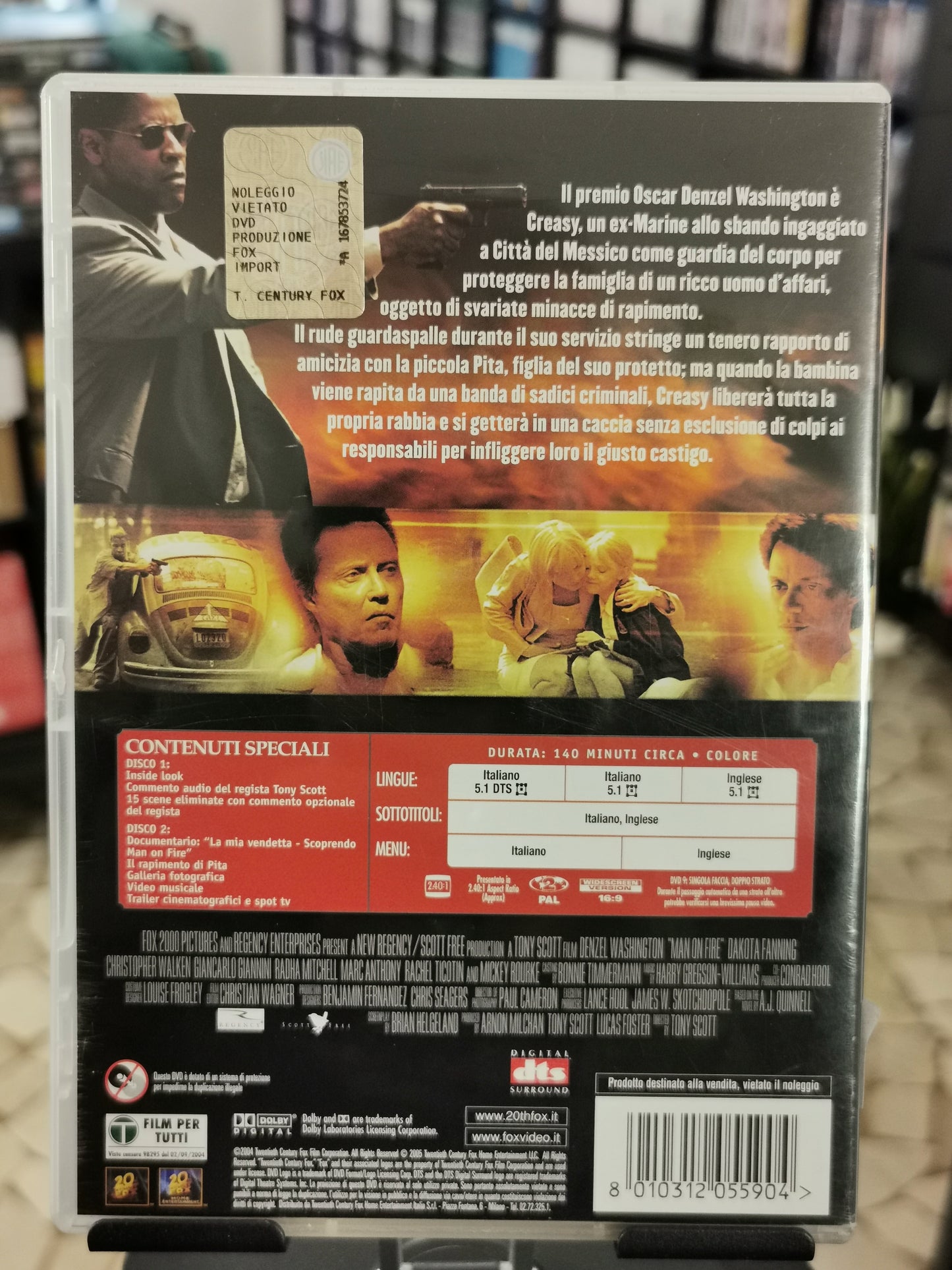 Man on Fire – Il Fuoco della Vendetta (DVD) - Edizione Speciale 2 Dischi)