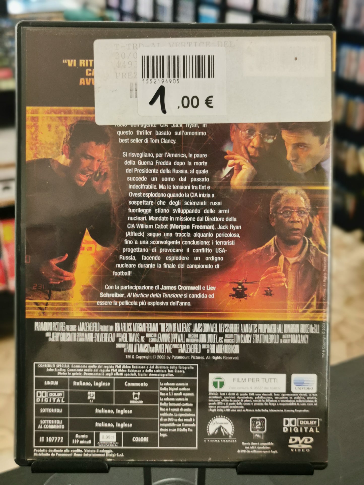 Al Vertice della Tensione – Edizione Speciale da Collezione (DVD)