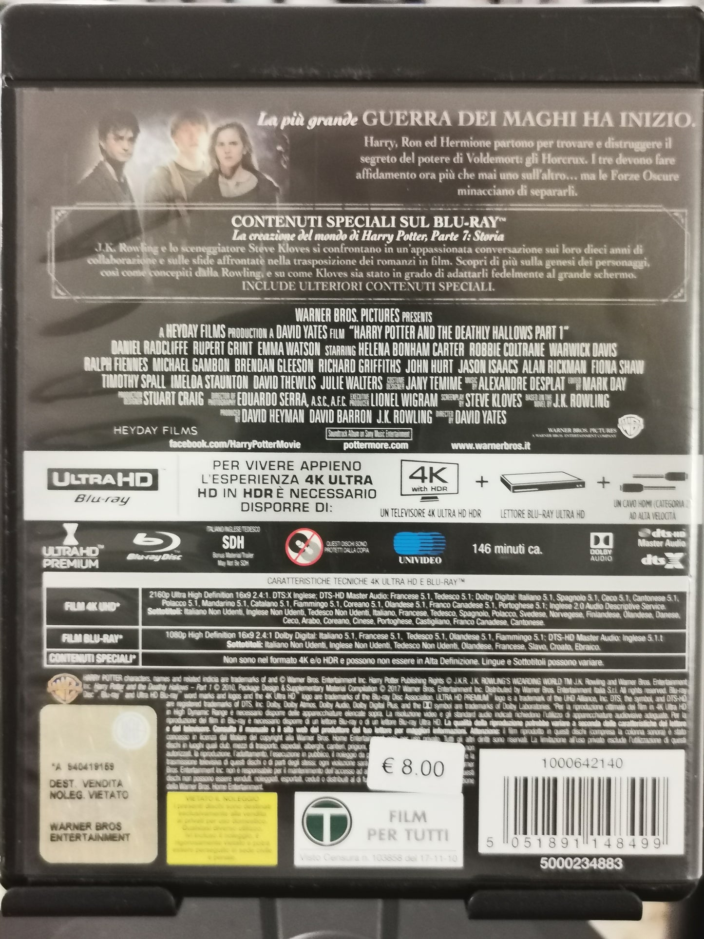 Harry Potter e i Doni della Morte – Parte 1 (BR ULTRA HD)