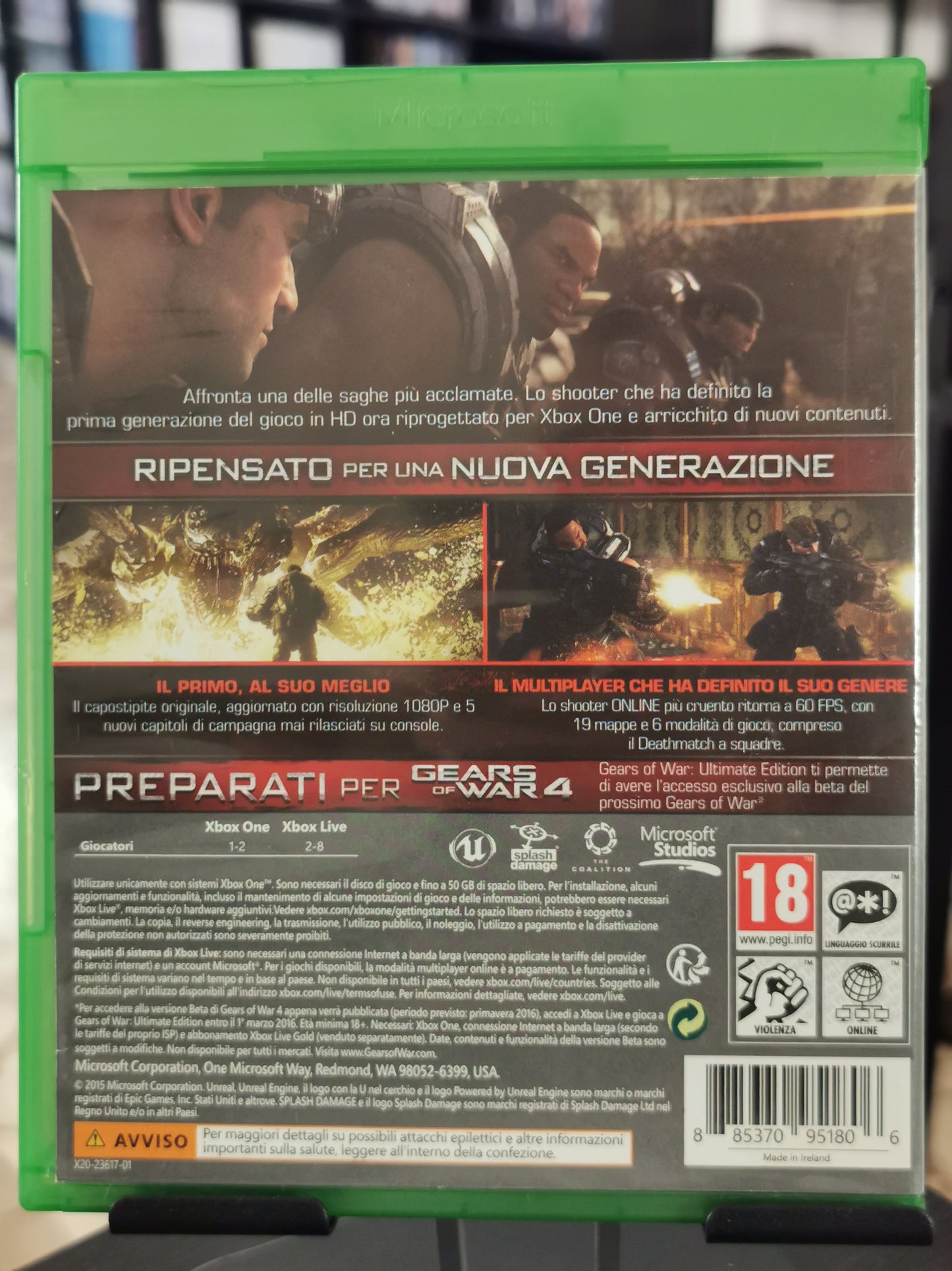 Gears Of War: Ultimate Edition (Xbox One)