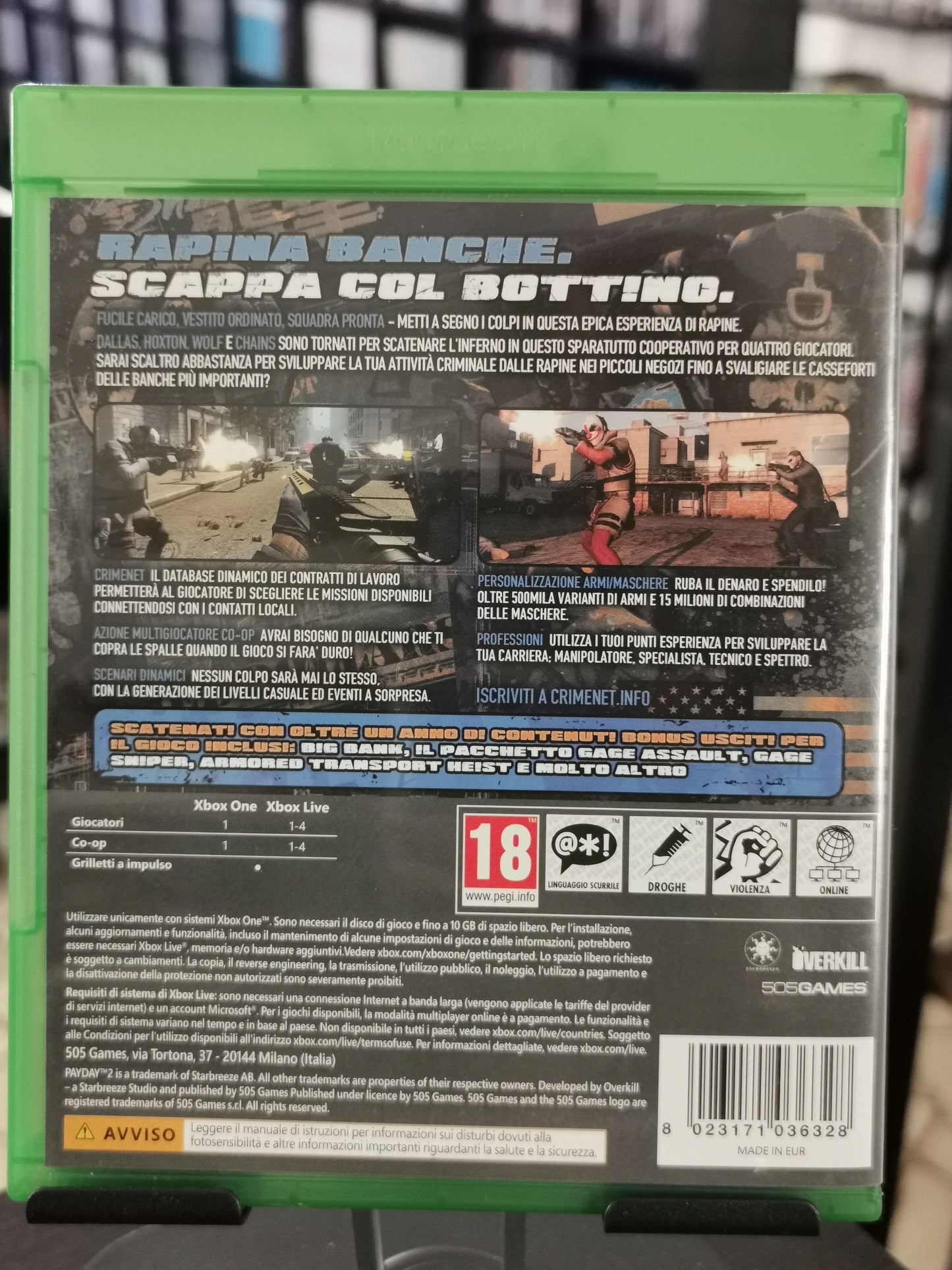 Pay Day 2: Crimewave Edition (Xbox One)