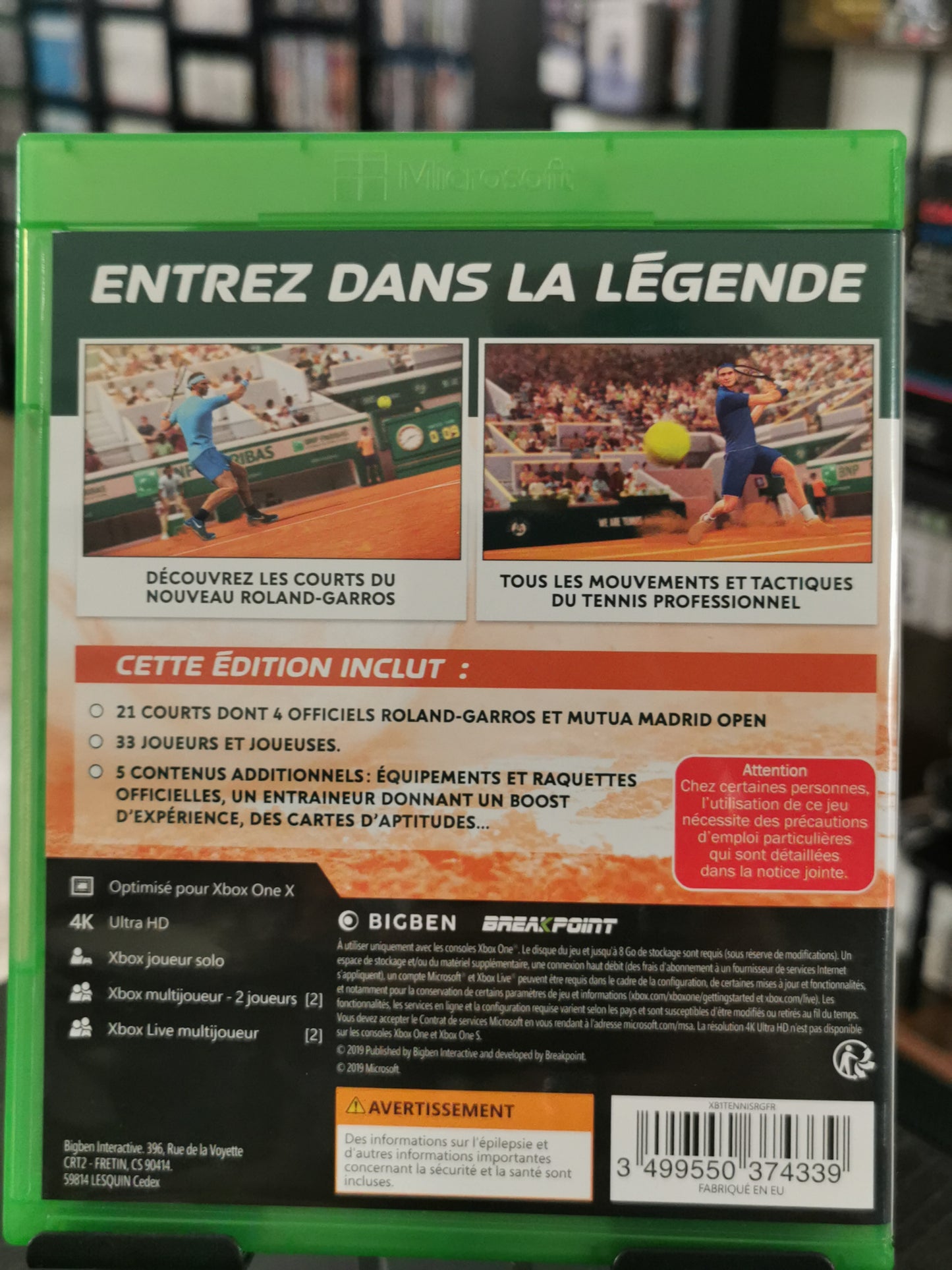 Tennis World Tour (Xbox One)