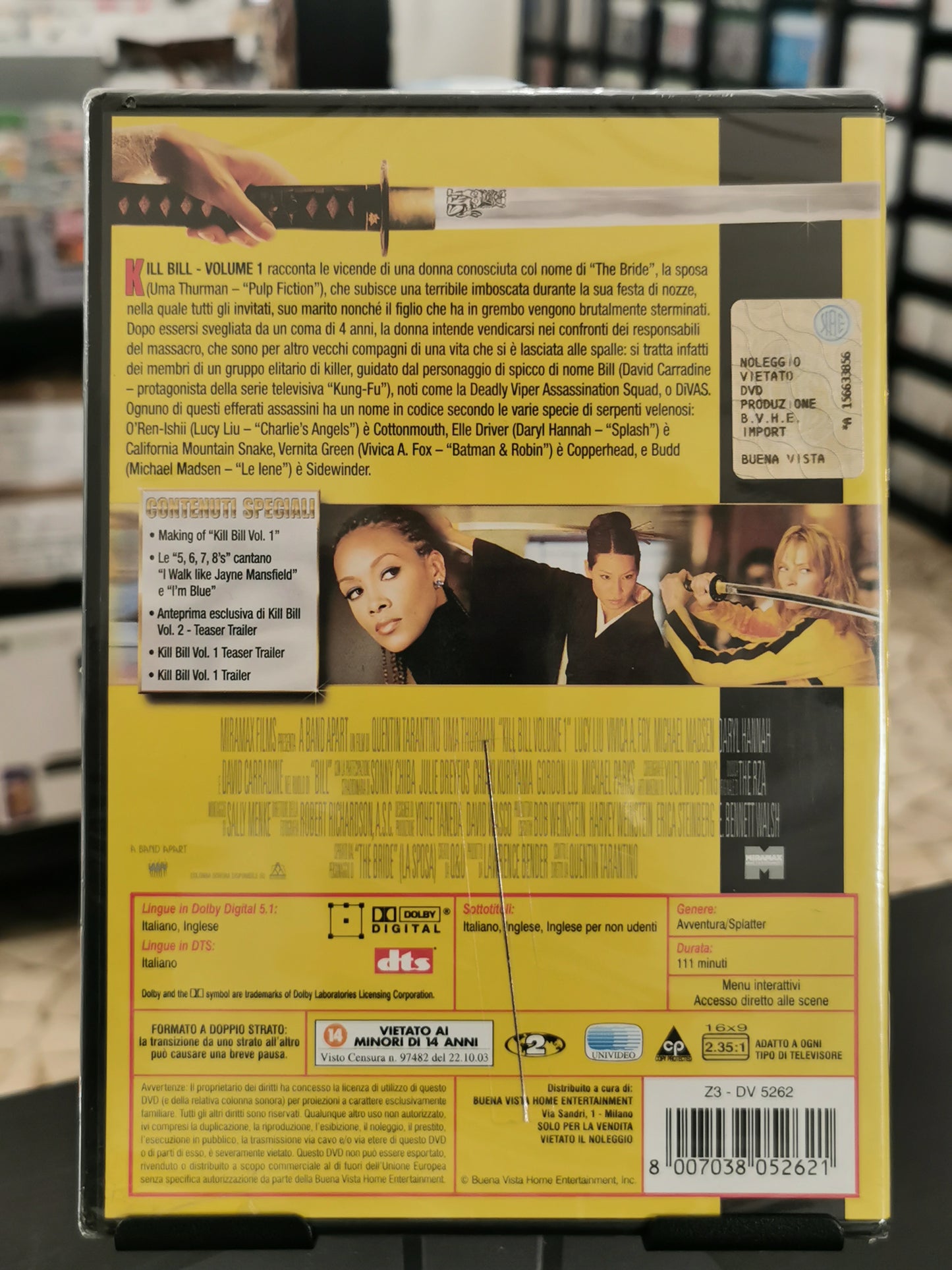 Kill Bill: Volume 1 (DVD) *Nuovo