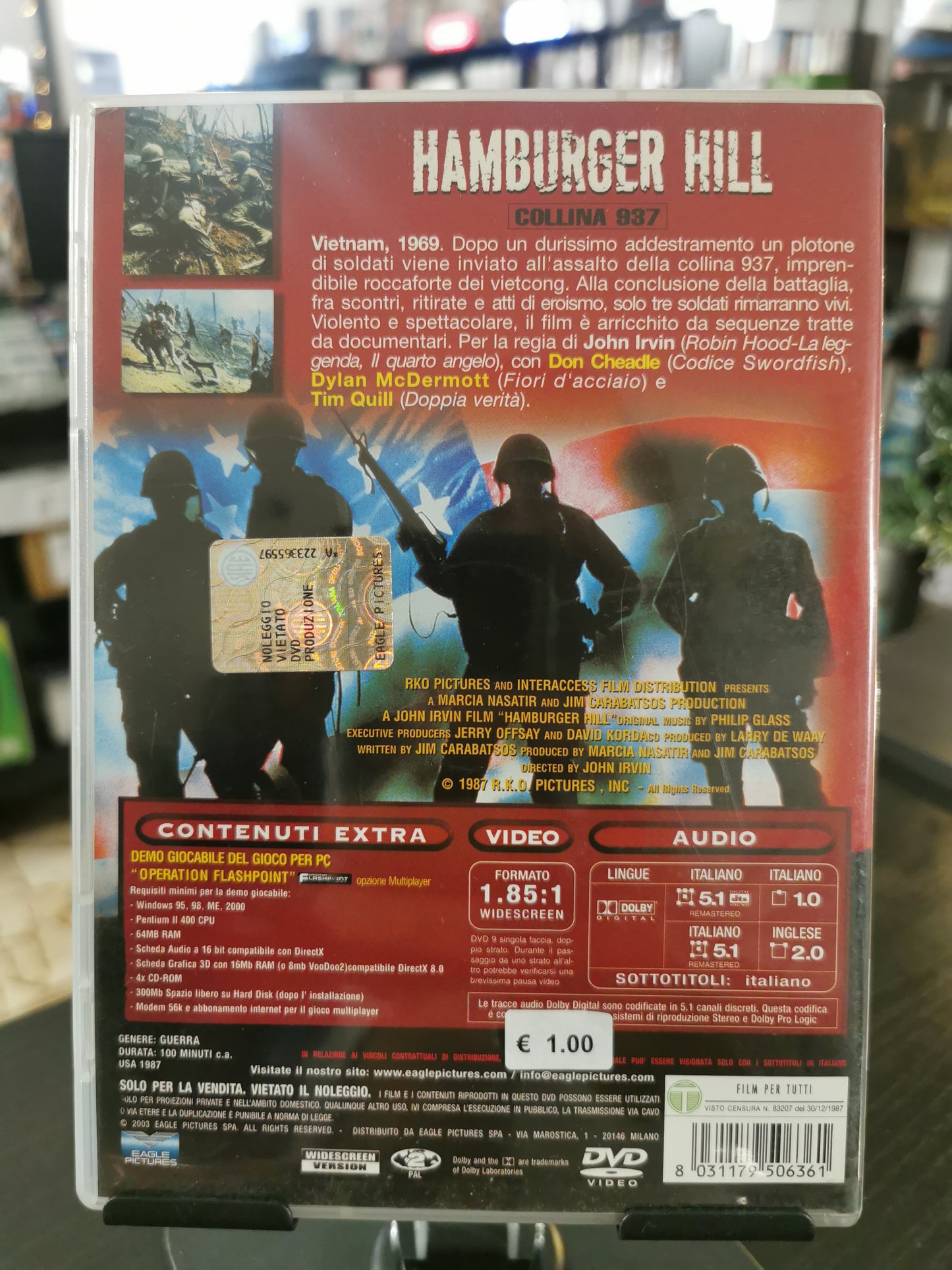 Hamburger Hill – Collina 937 (DVD)
