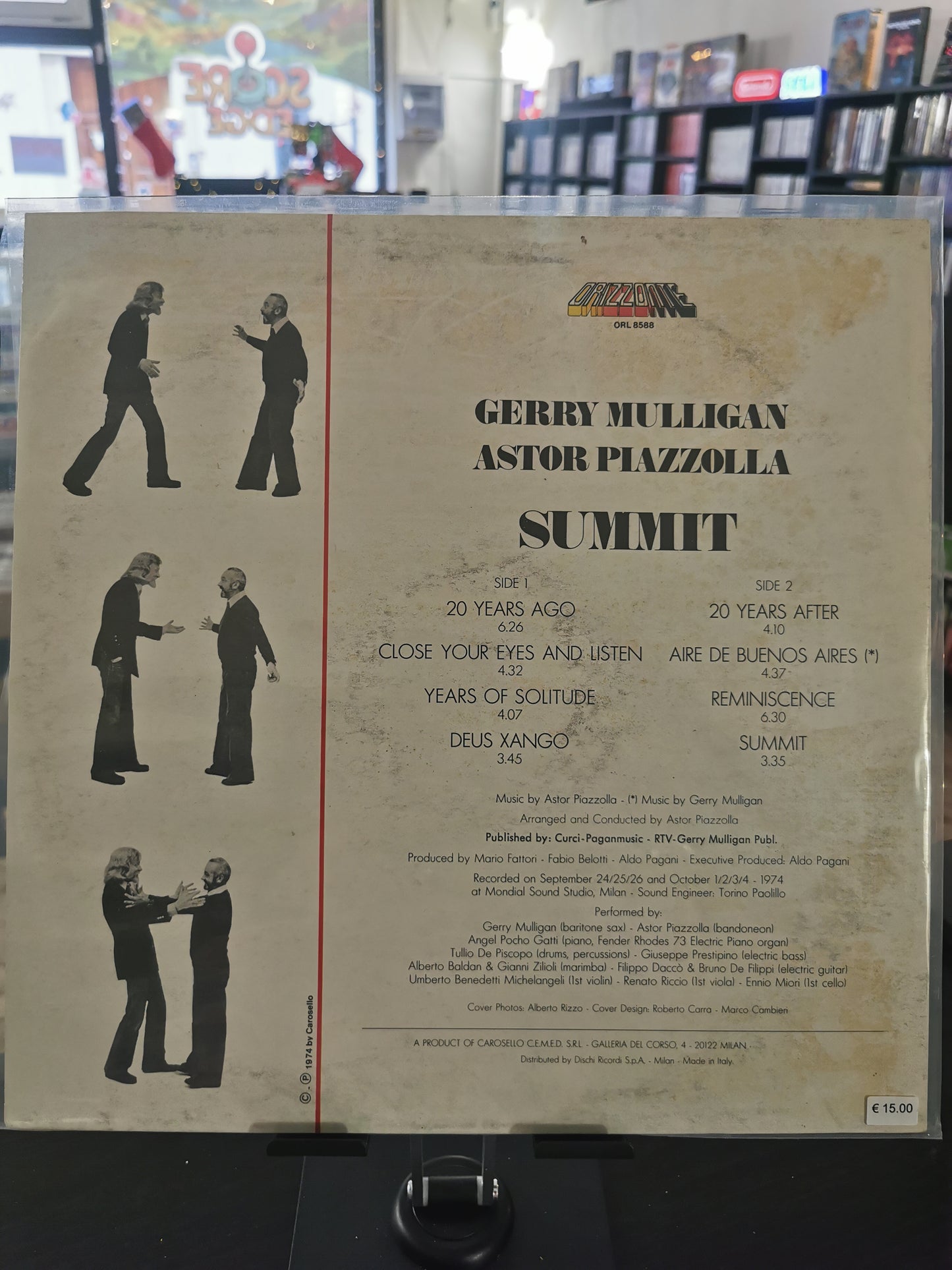 Gerry Mulligan & Astor Piazzolla – Summit (LP)