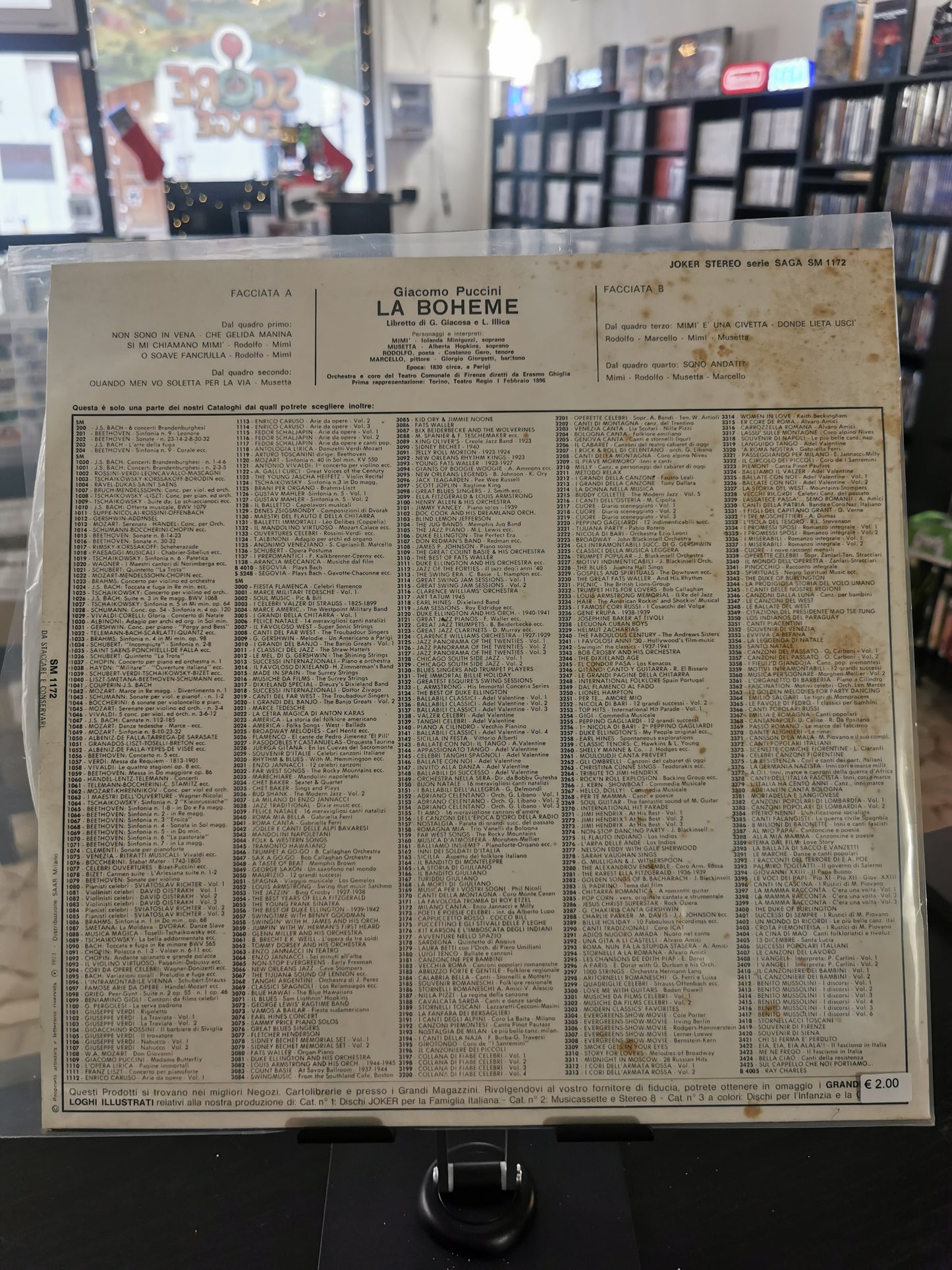 Giacomo Puccini – La Bohème (LP)