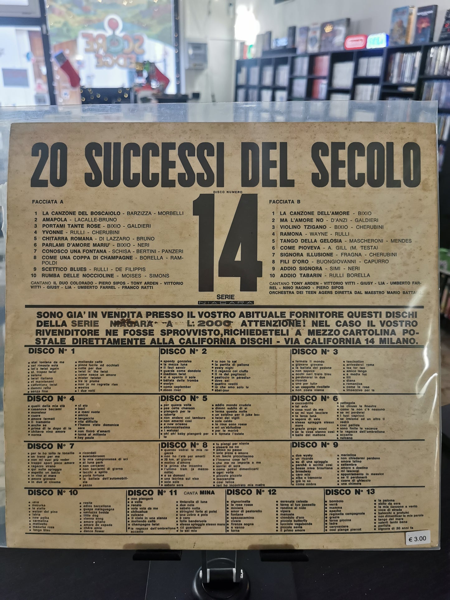 20 Successi del Secolo – Serie 14 (LP)