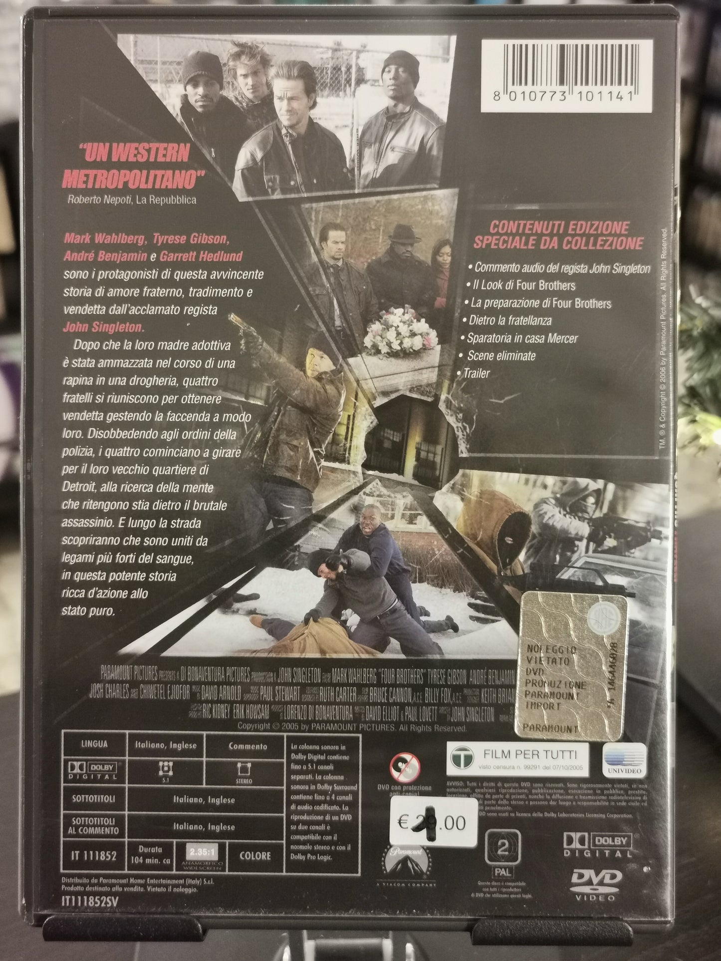 Four Brothers – Quattro Fratelli (DVD)