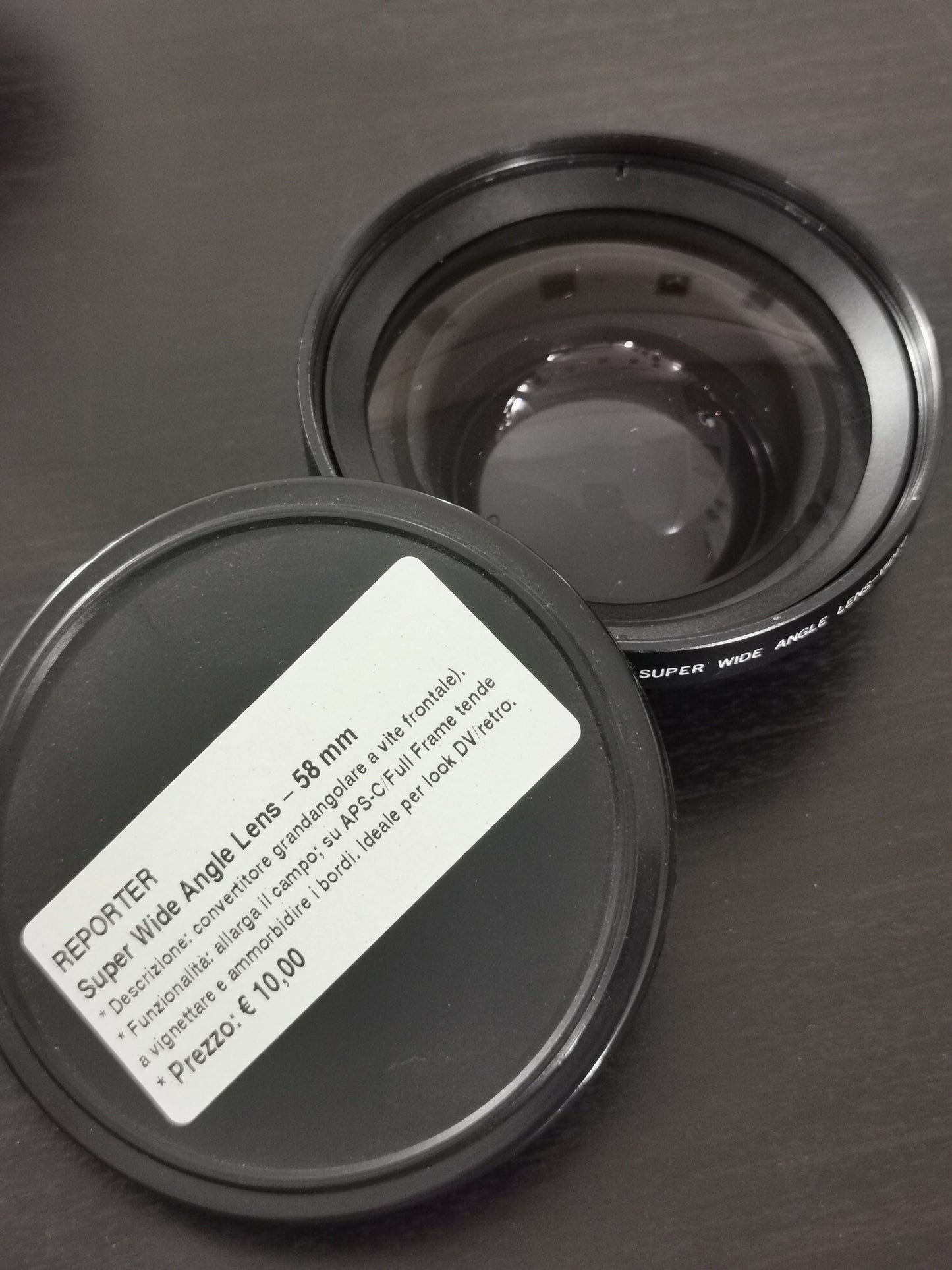 Reporter Super Wide Angle Lens – 58 mm