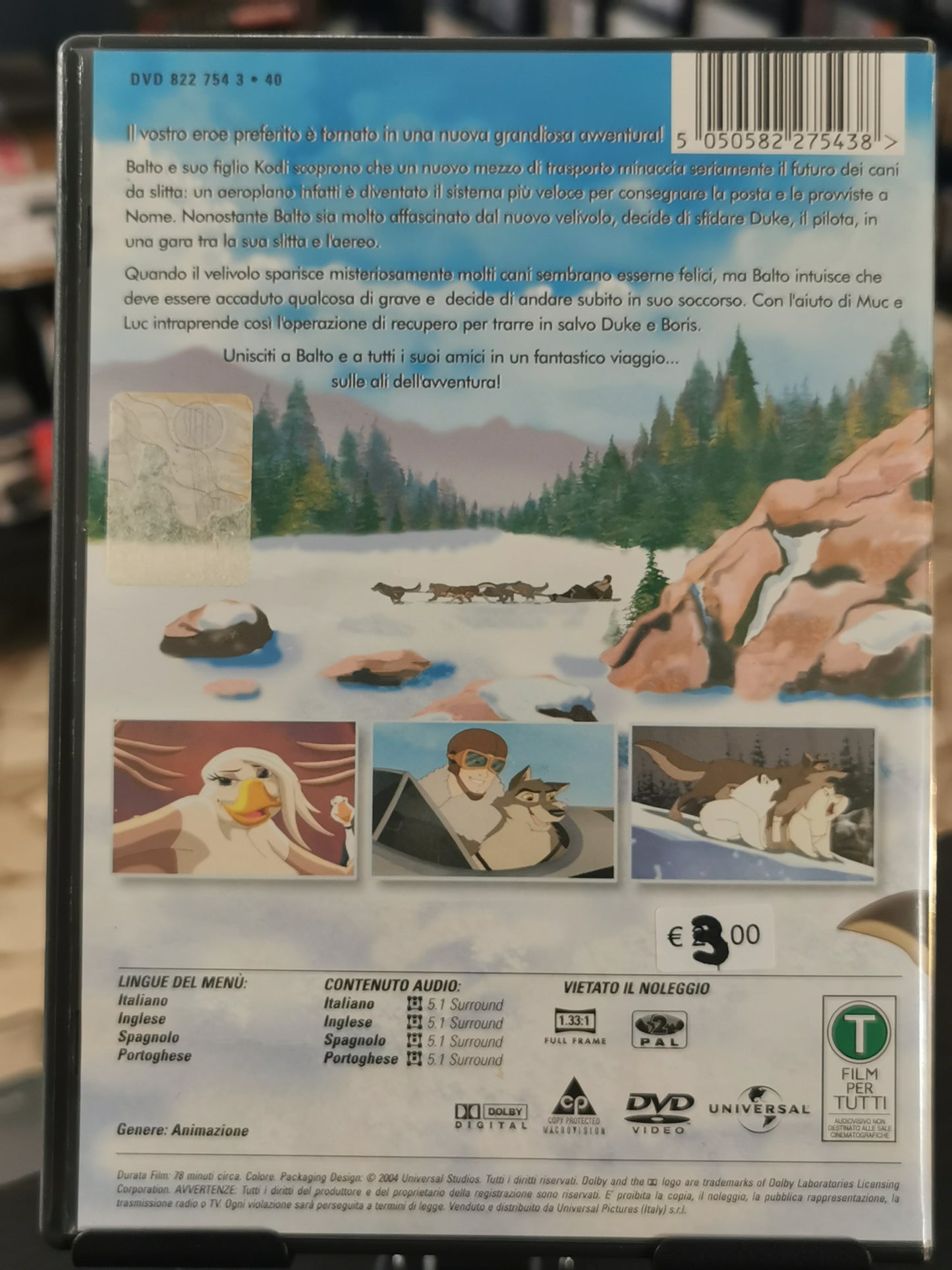 Balto – Sulle Ali dell’Avventura (DVD)