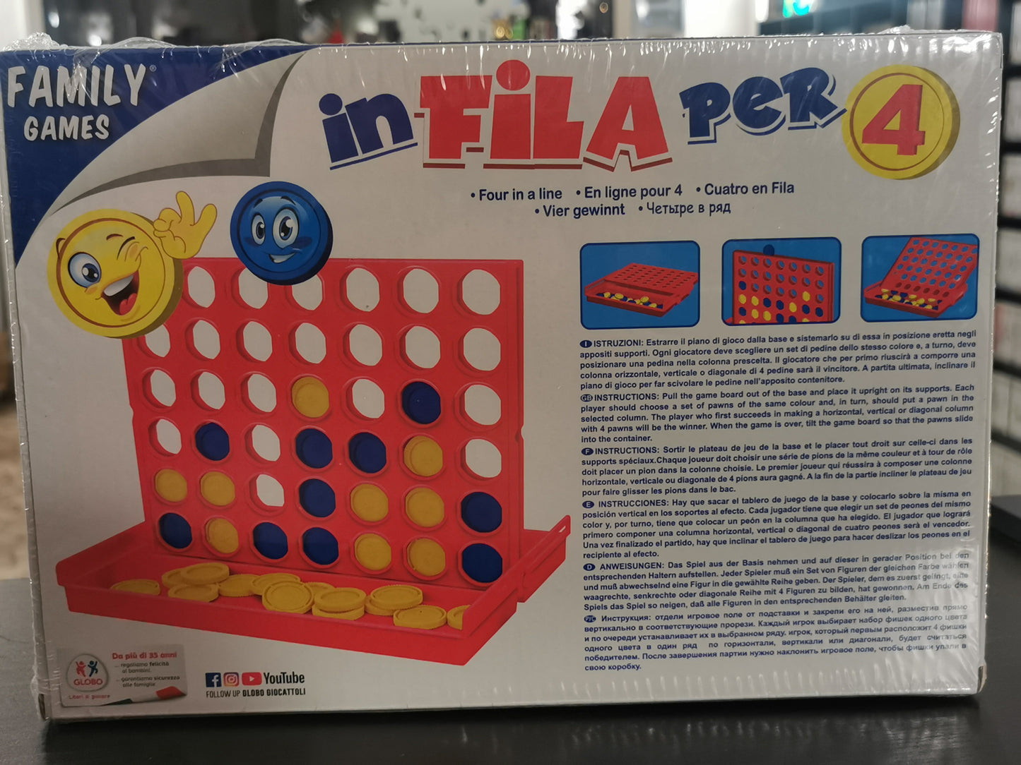 In Fila per 4 (Board Game)