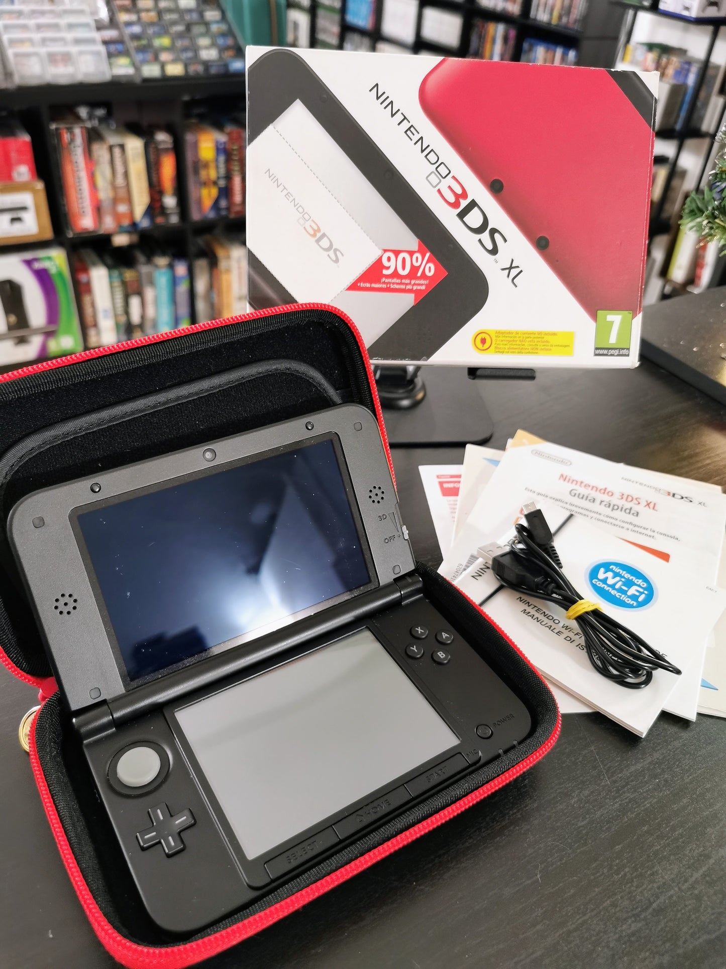 Nintendo 3DS XL Red+Black (Console)