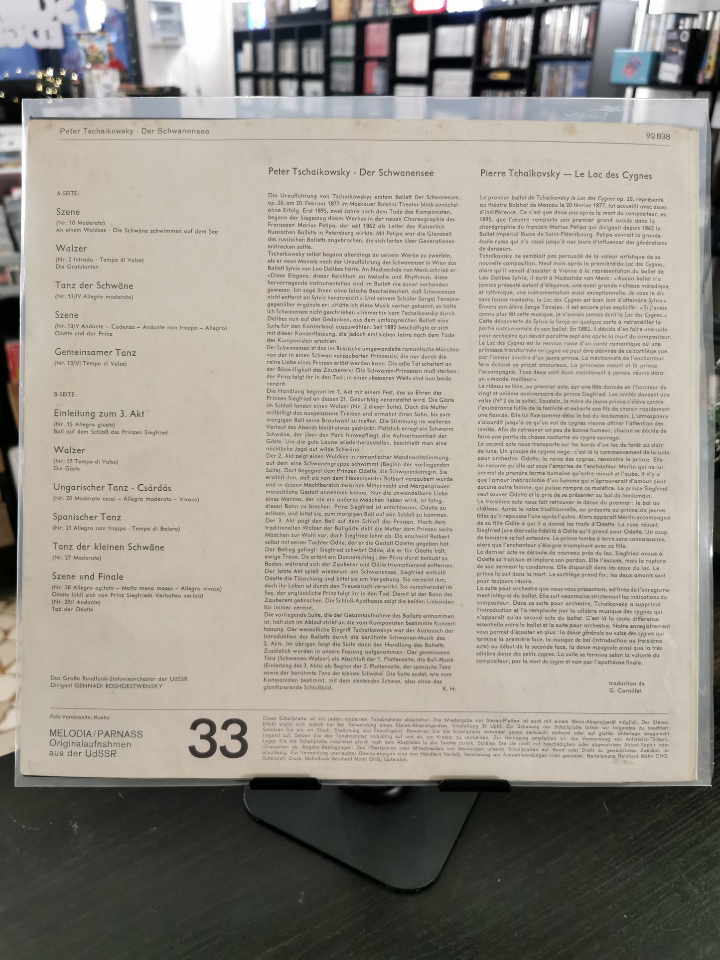 Tchaikovsky – Der Schwanensee op. 20 (LP)