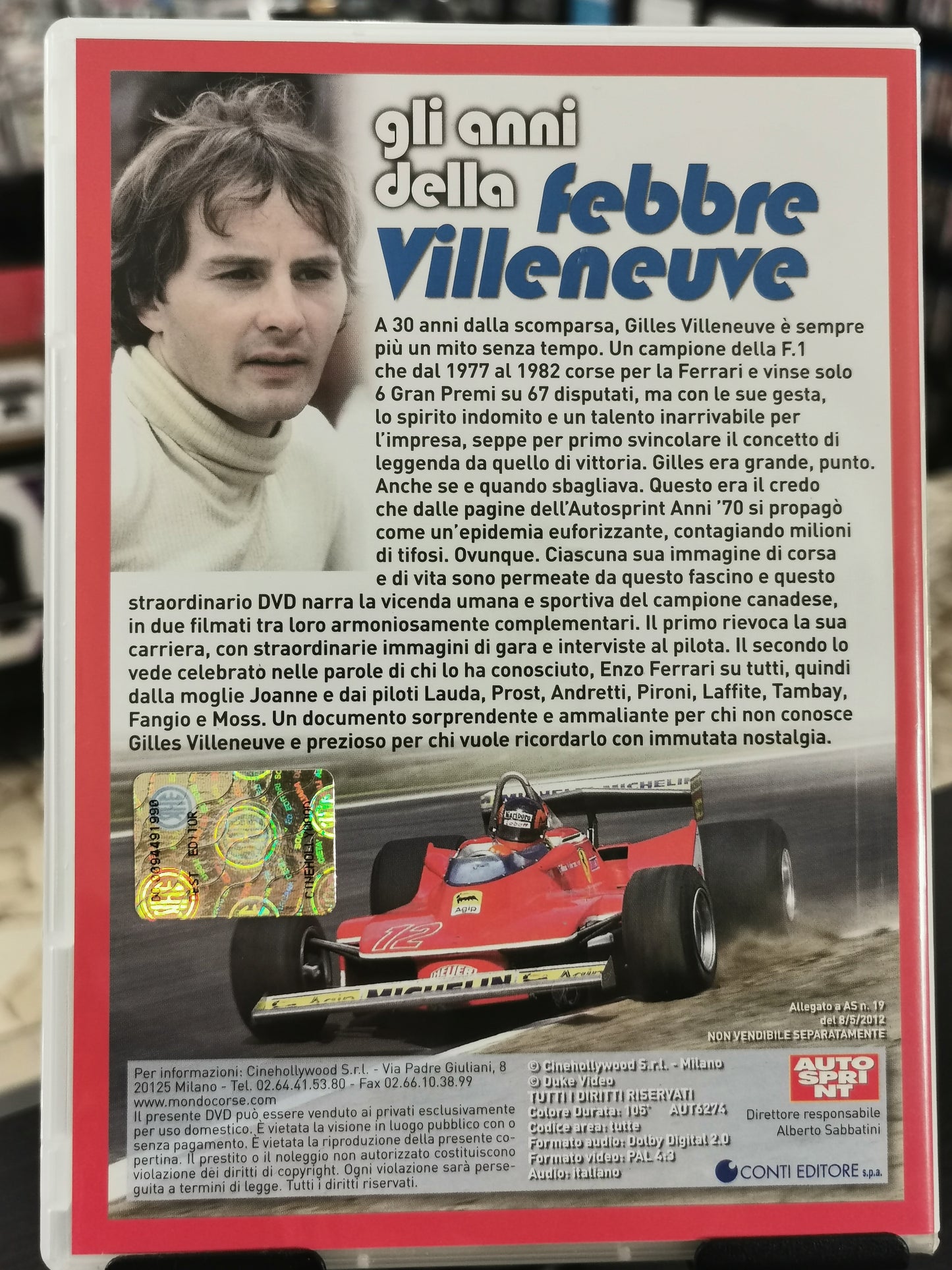 Gli Anni della Febbre Villeneuve (DVD)