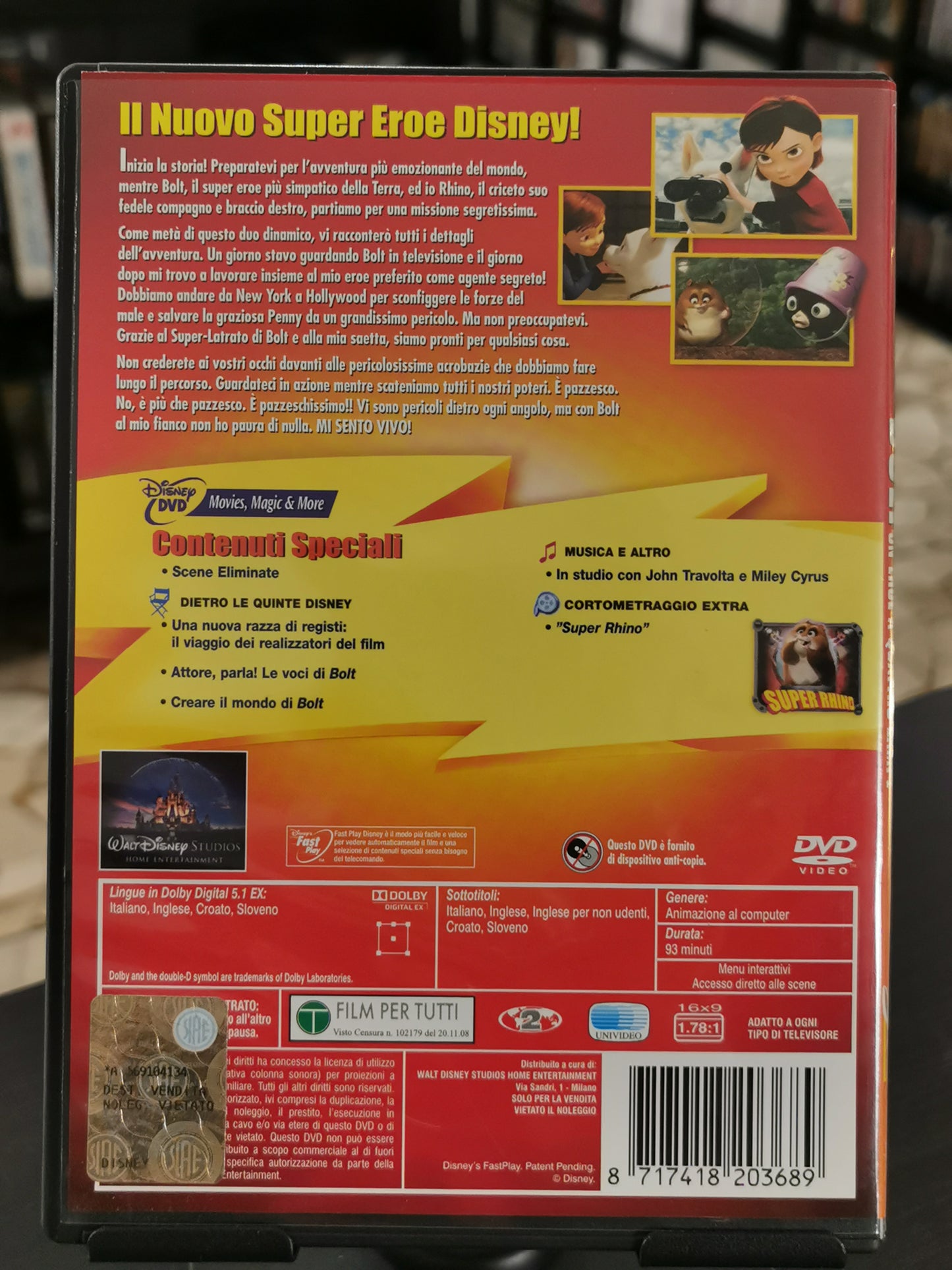 Bolt - Un eroe a quattro zampe (DVD)