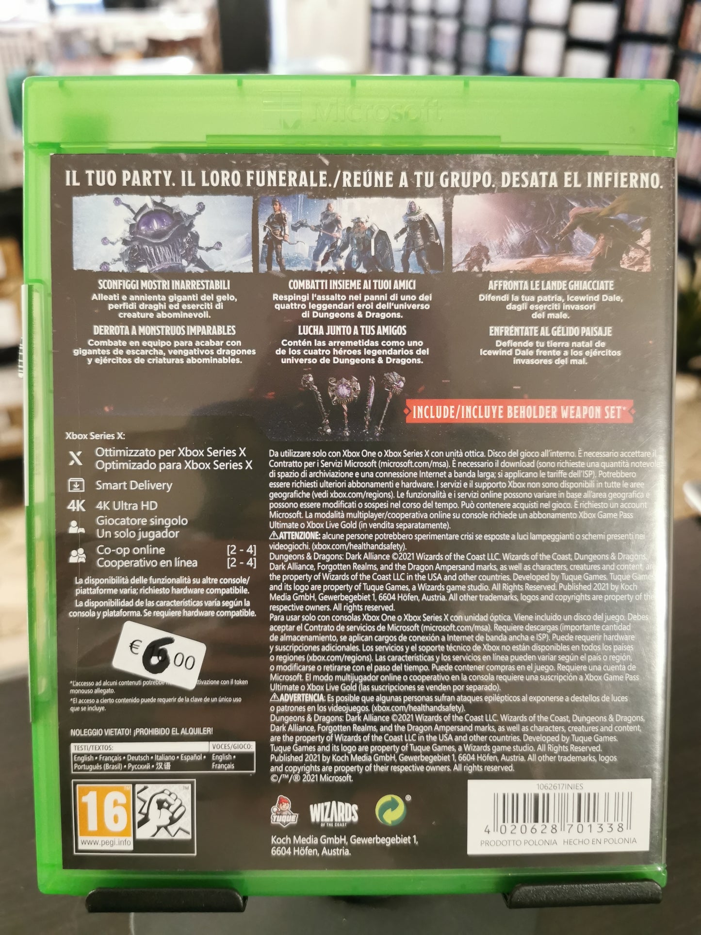 Dungeons & Dragons: Dark Alliance (Xbox Series X e Xbox One)