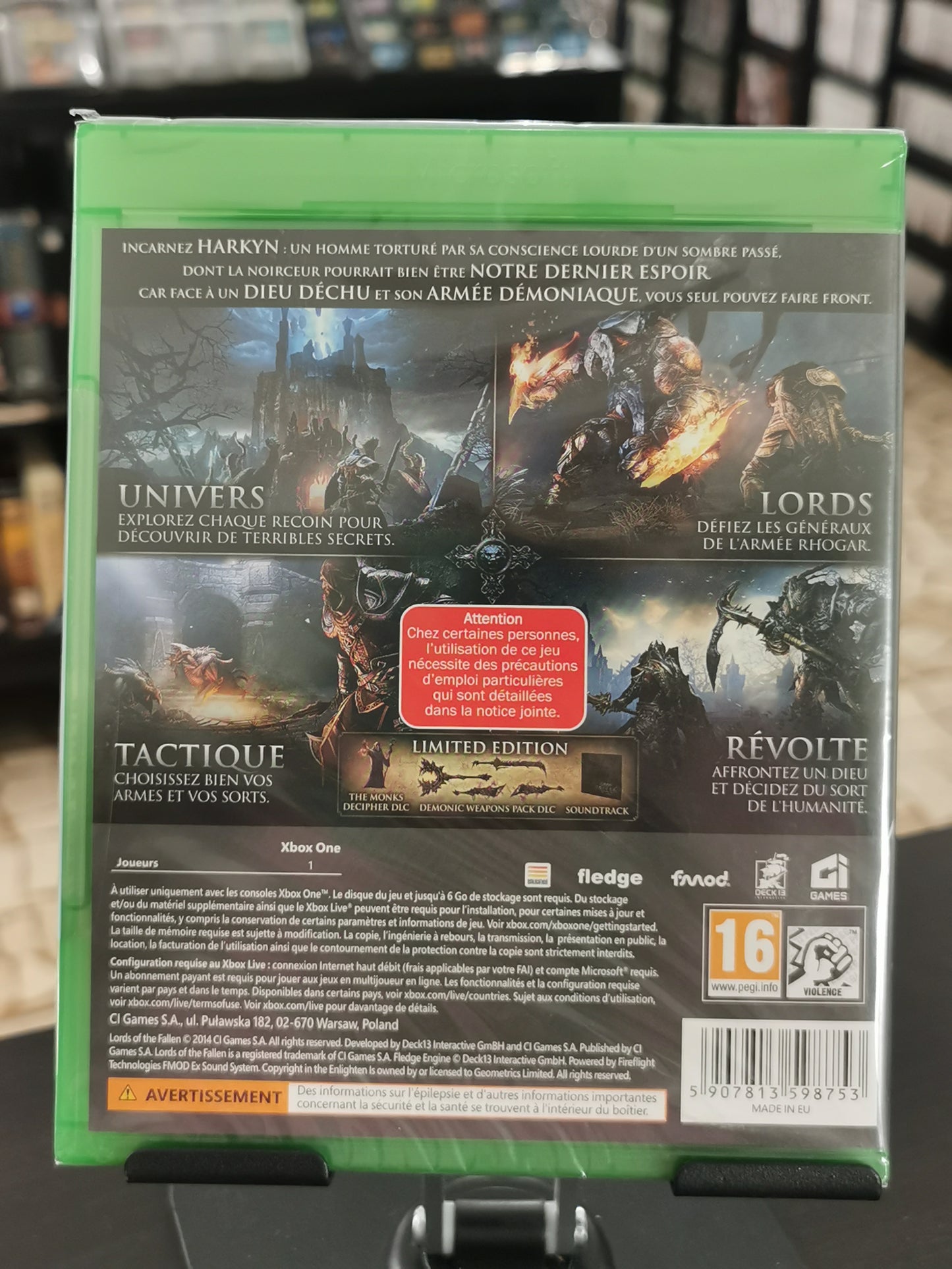 Lords of the Fallen – Limited Edition (Xbox One) *Nuovo