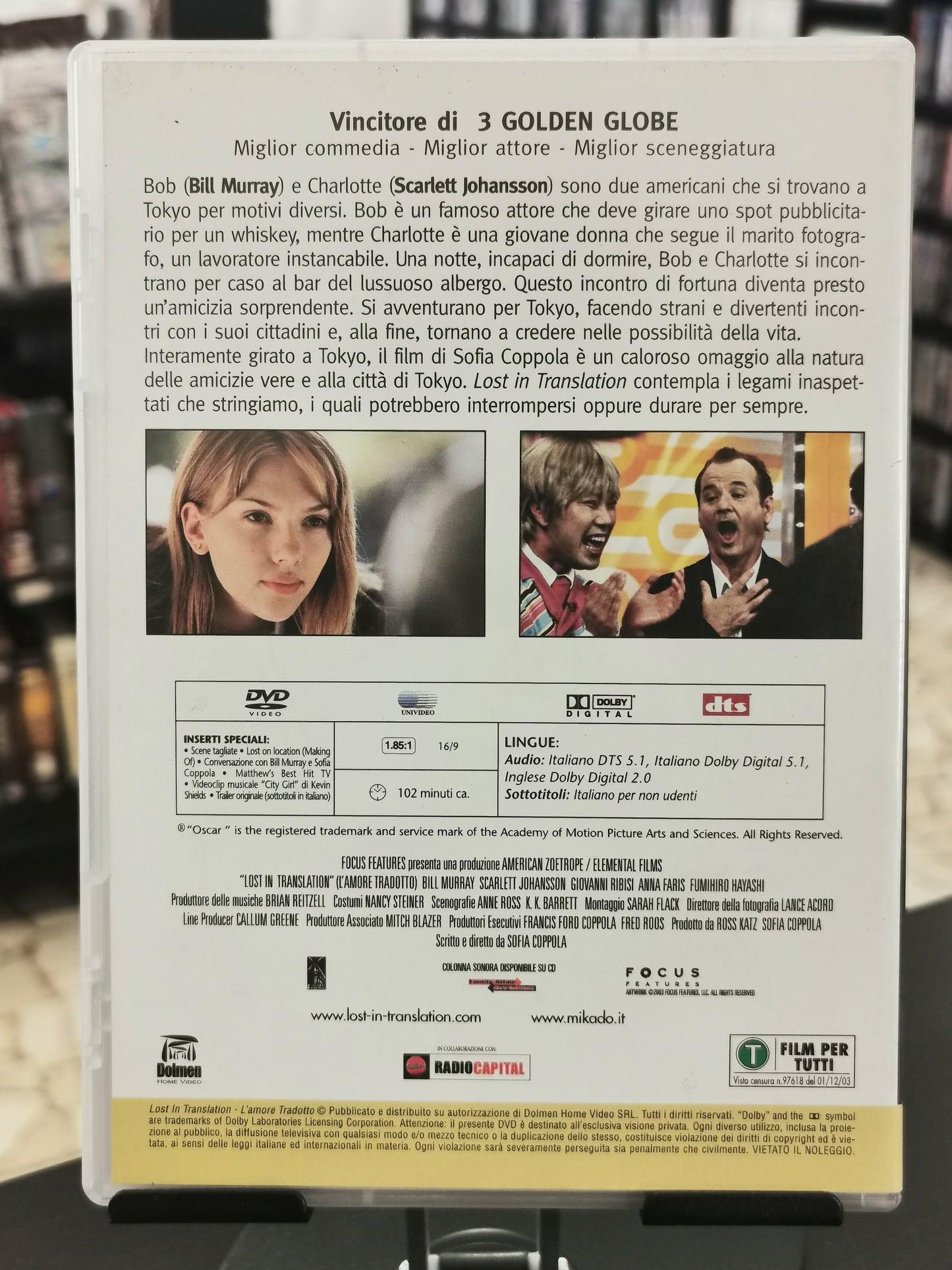 Lost in Translation – L’amore tradotto (DVD)