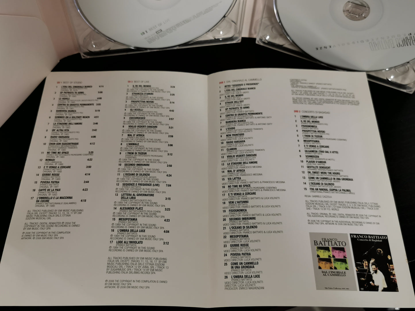 Franco Battiato – Frequenze & Dissolvenze (2CD + 2DVD) – Double Platinum Edition