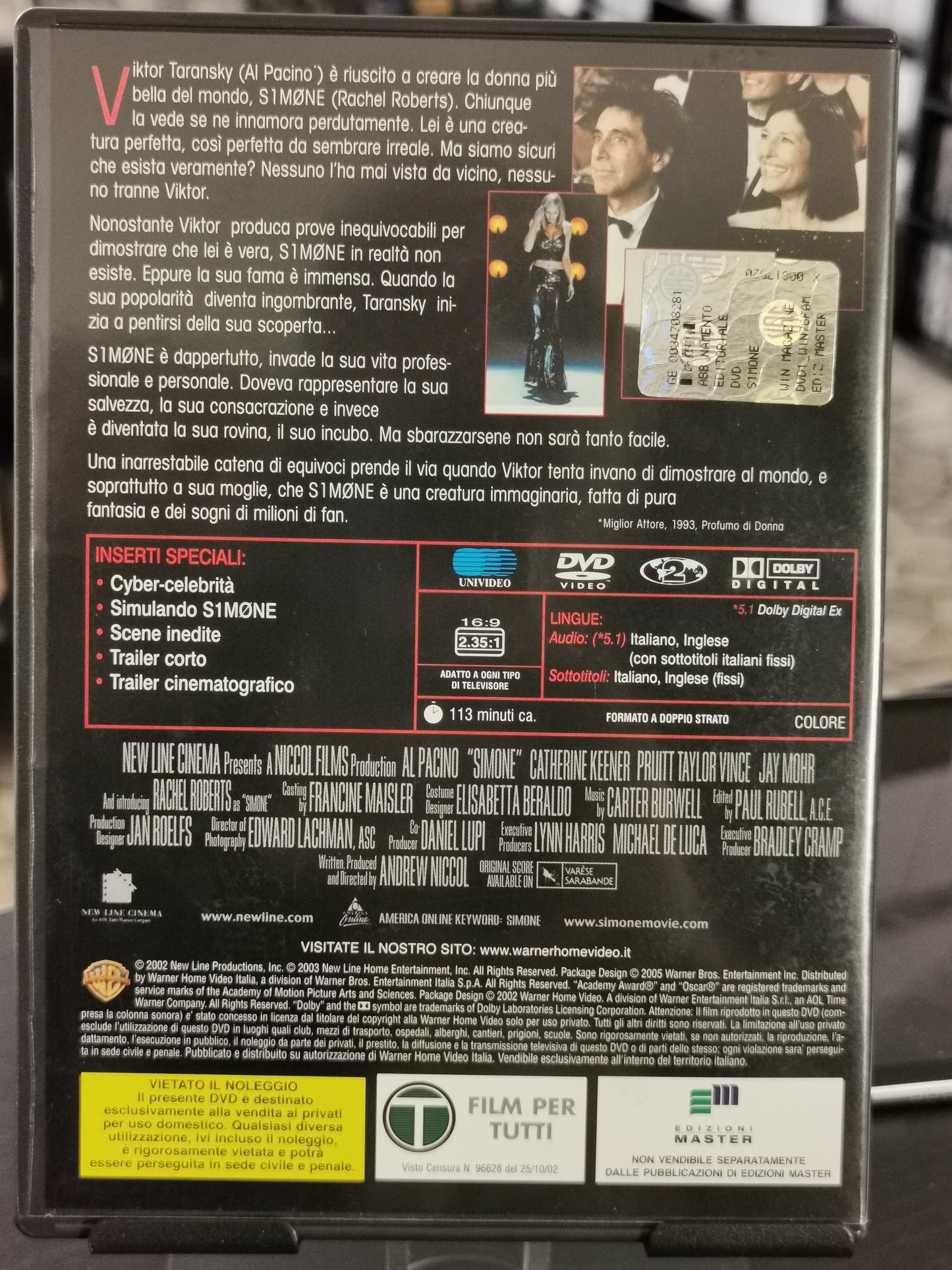 S1mone (DVD)