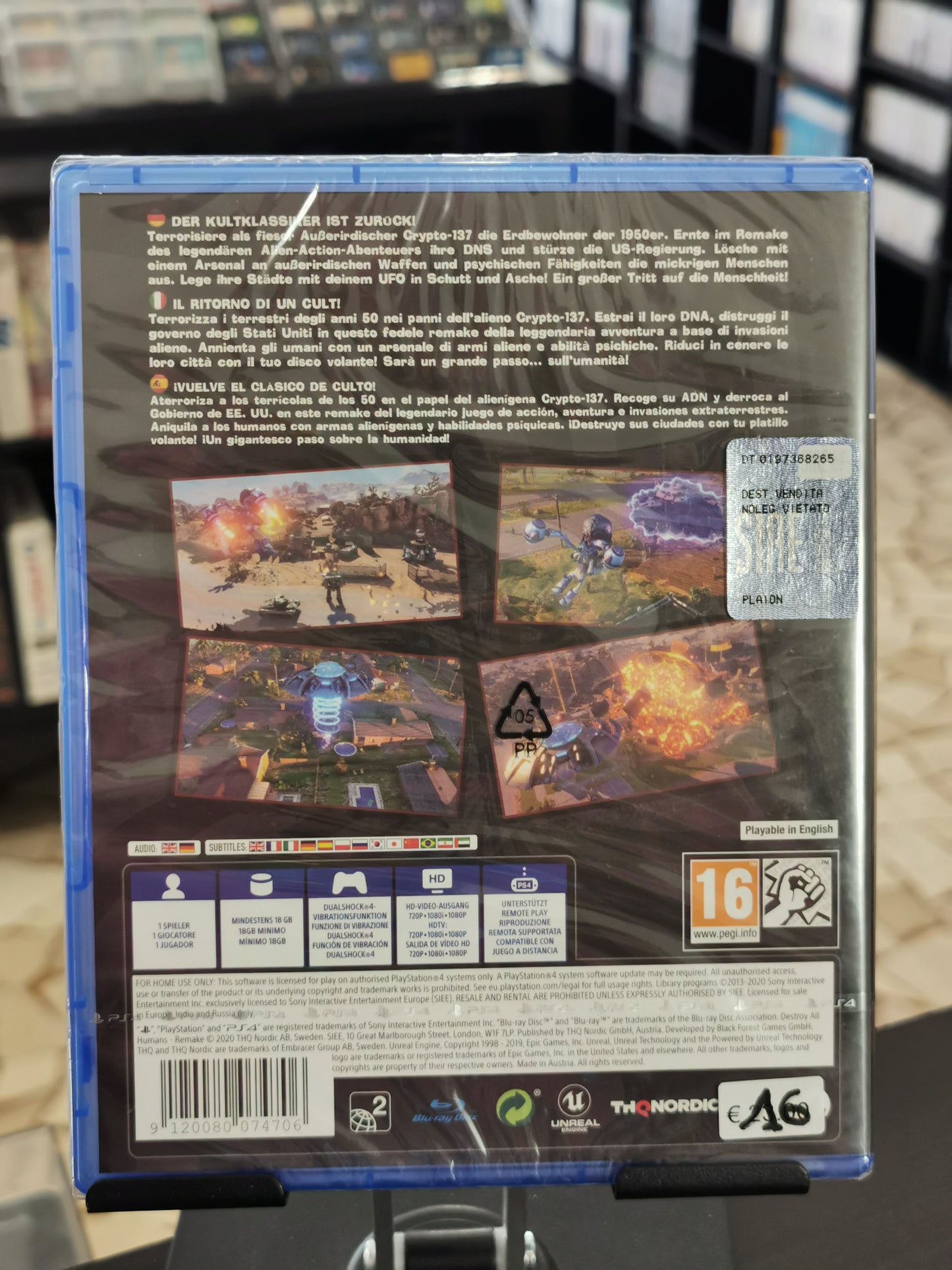 Destroy All Humans! (PS4) *Nuovo