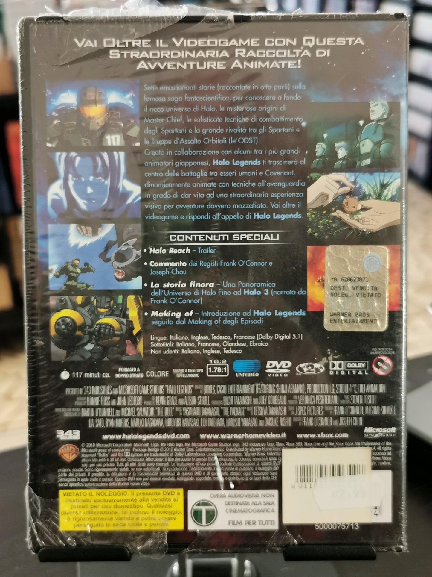 Halo Legends – Edizione Speciale Due Dischi (DVD) *Nuovo