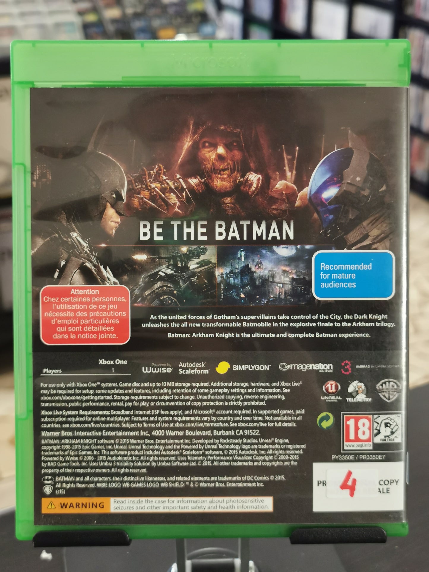 Batman: Arkham Knight (Xbox One) – Promotional Copy