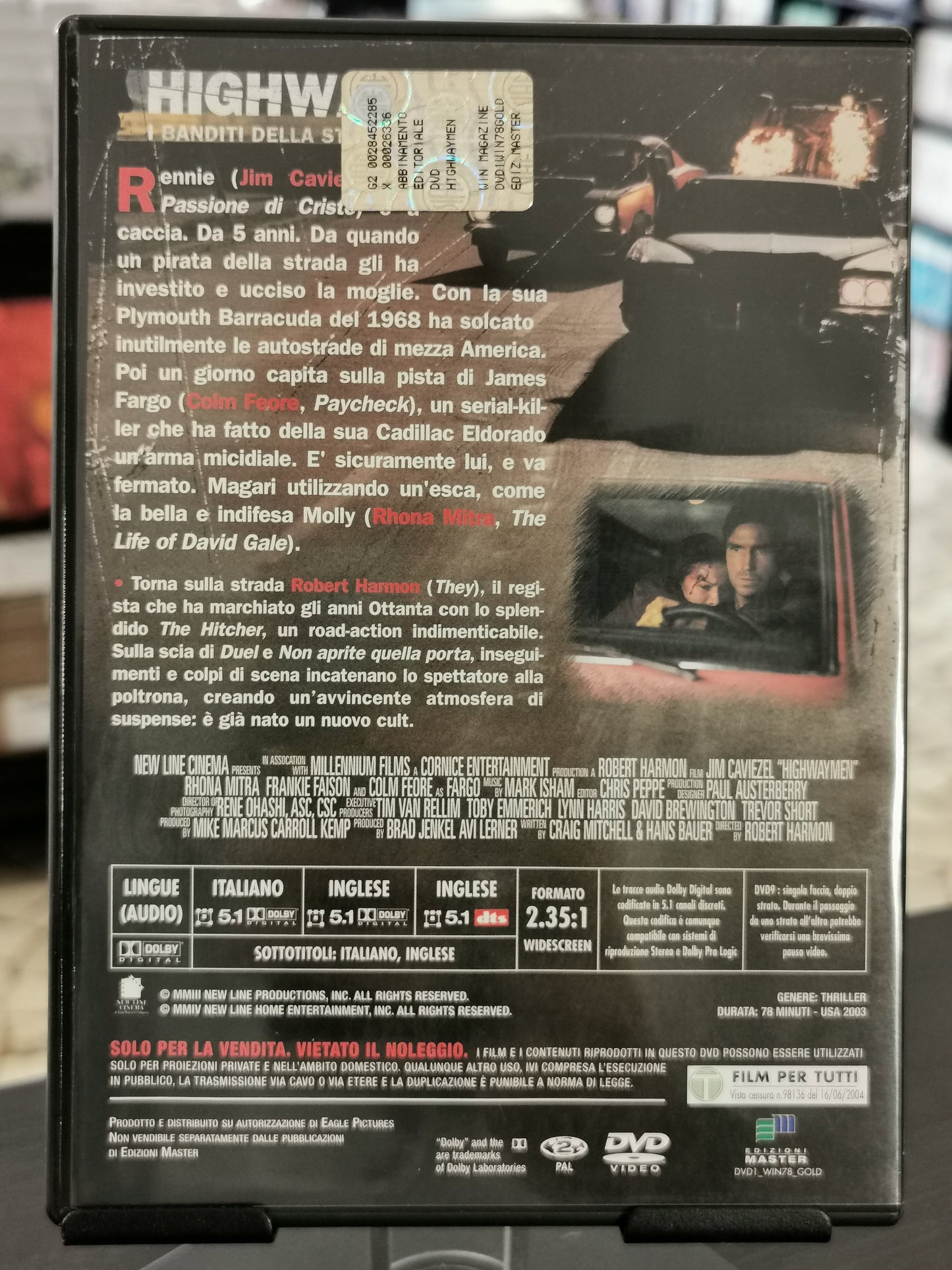 Highwaymen - I banditi della strada (DVD)