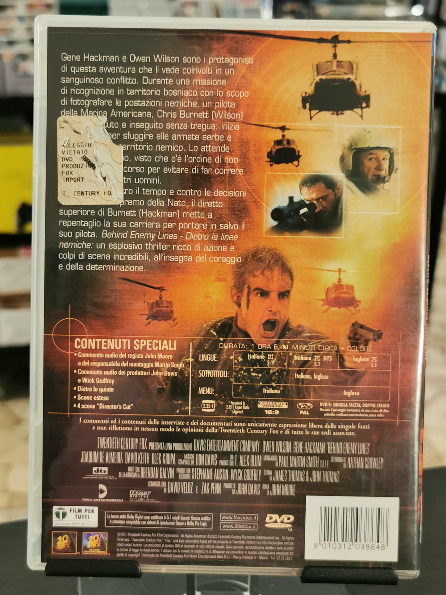 Behind Enemy Lines – Dietro le linee nemiche (DVD)