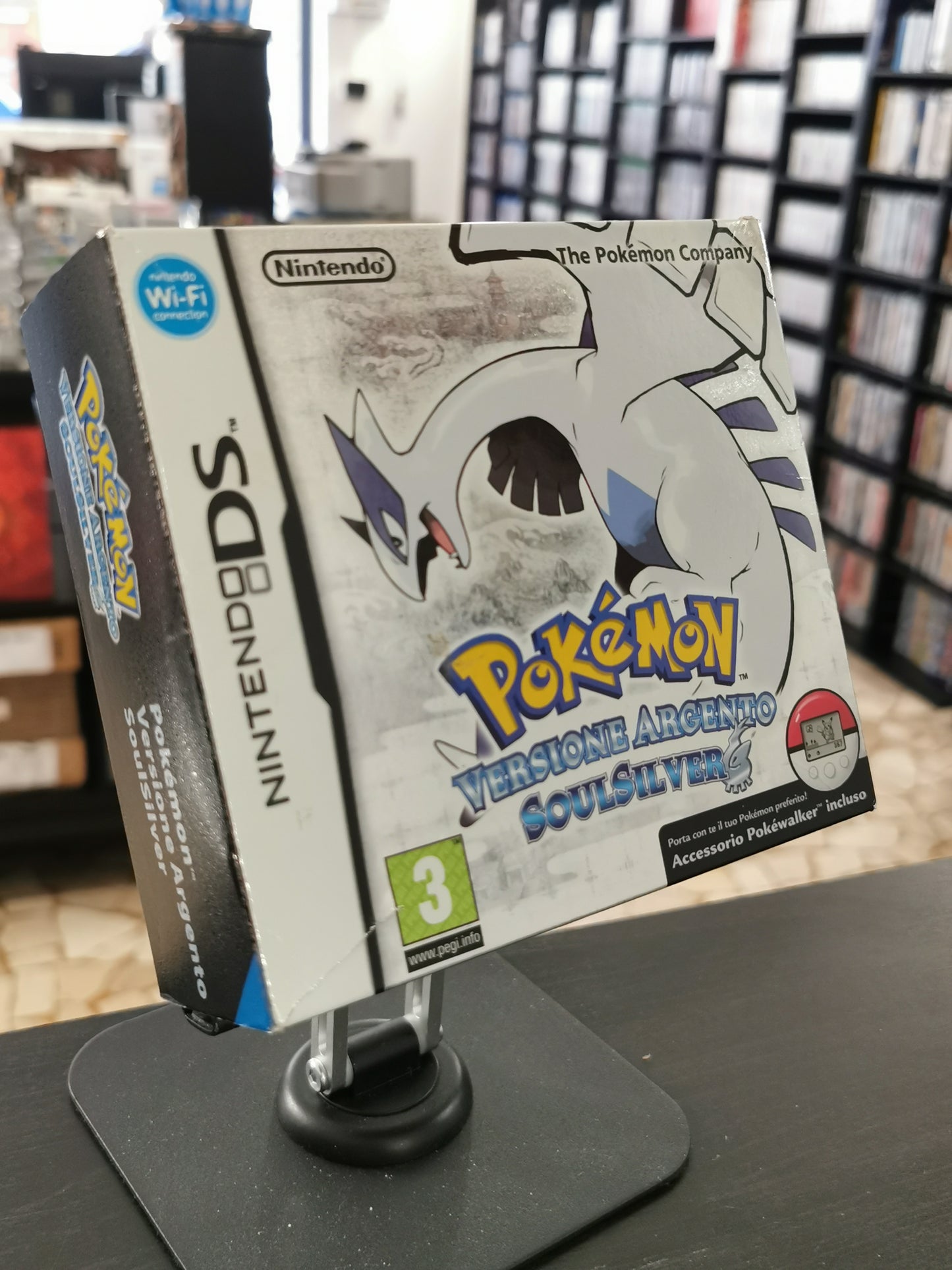Pokémon Versione Argento SoulSilver (DS) + Pokewalker (con difetto)