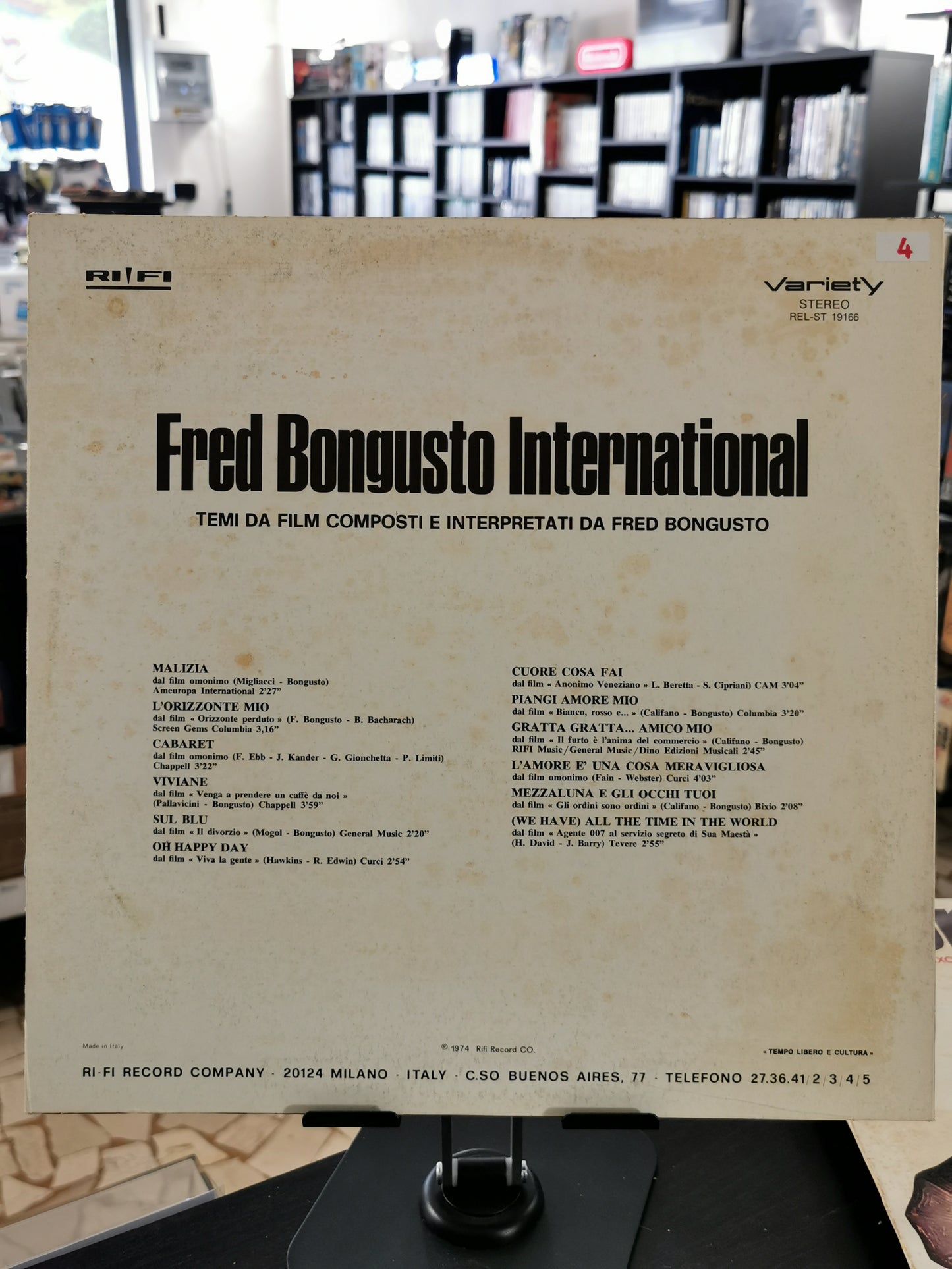 Fred Bongusto – Fred Bongusto International (LP)