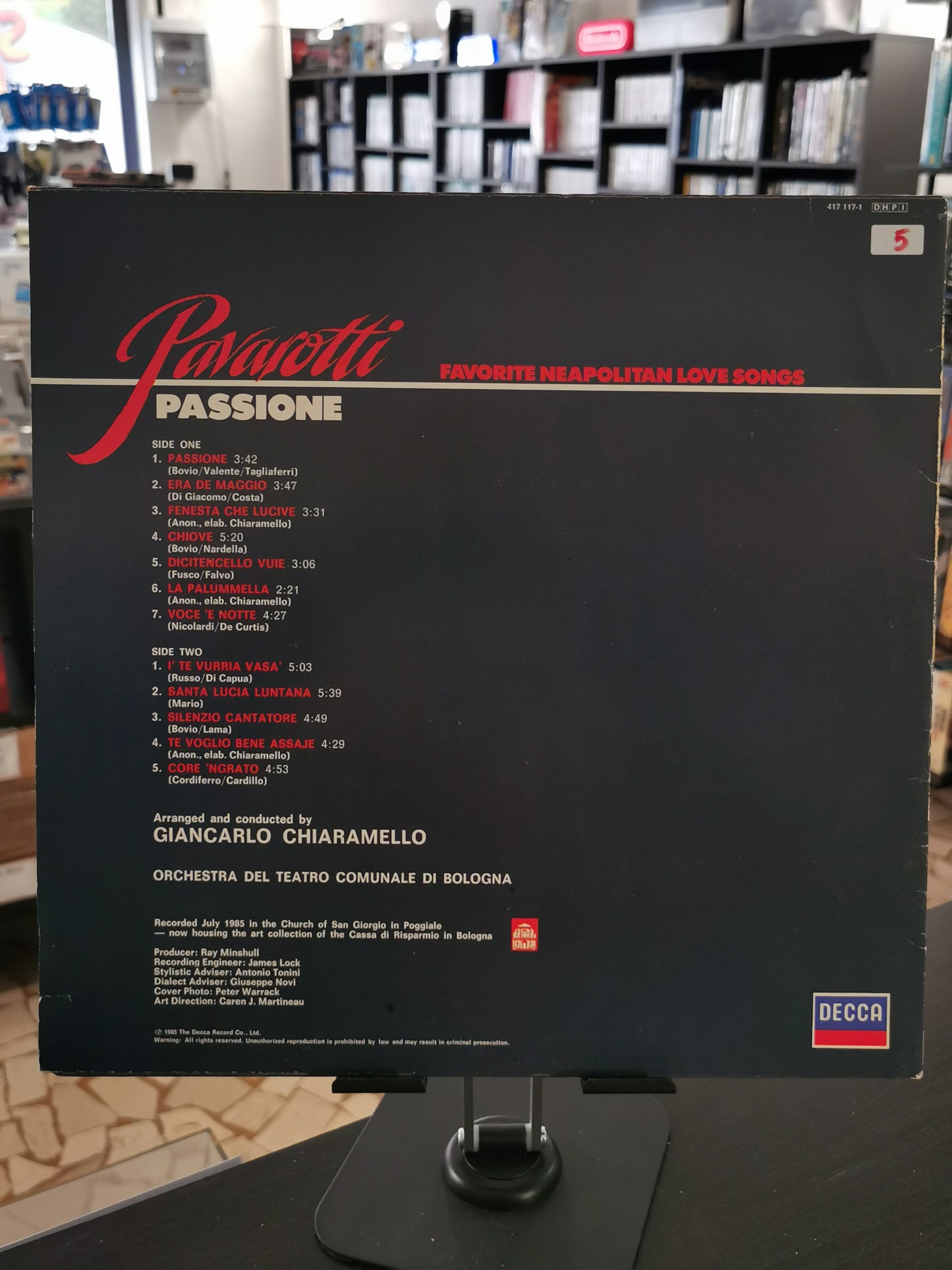 Luciano Pavarotti – Passione (LP)