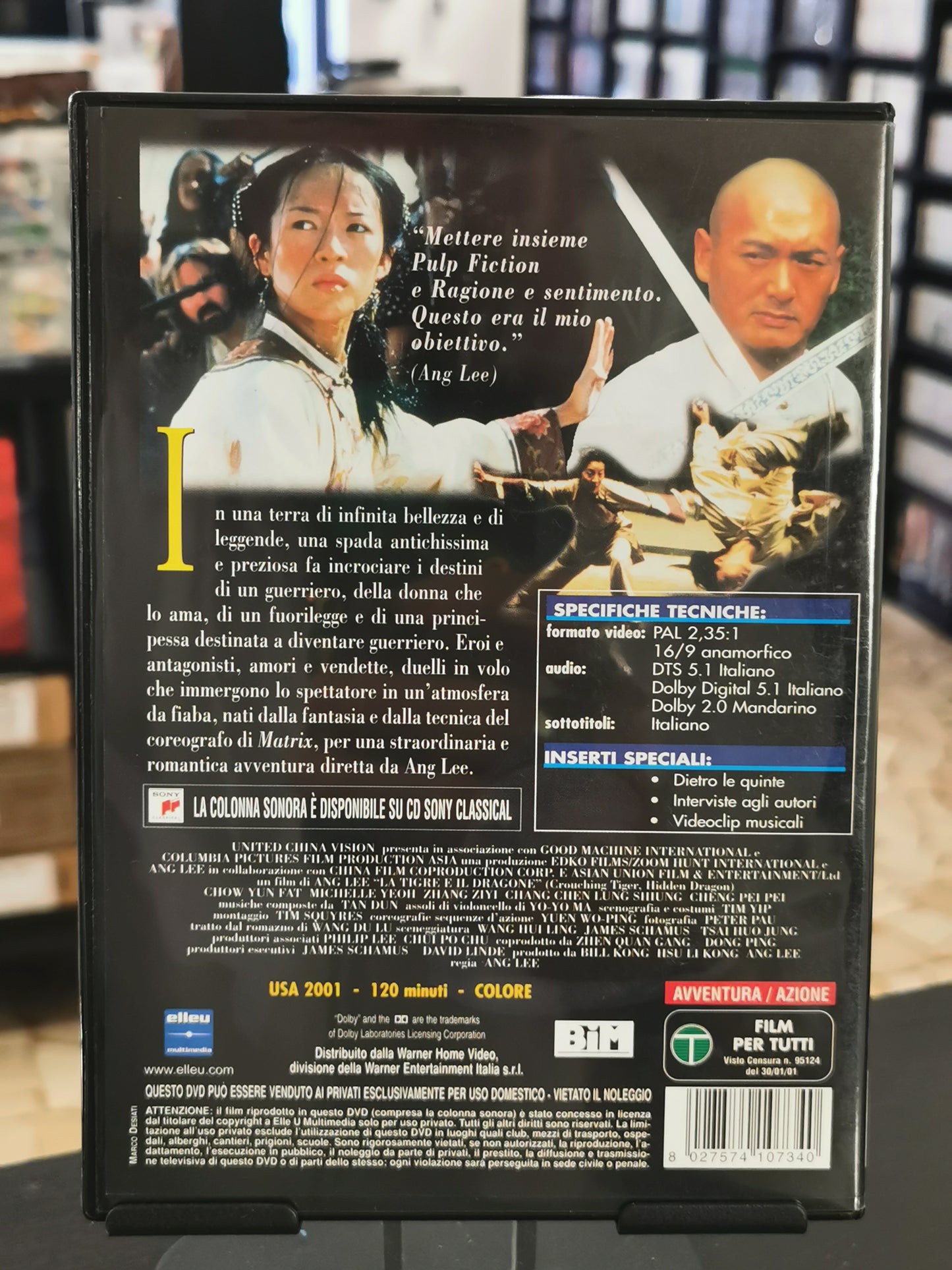 La Tigre e il Dragone (DVD)