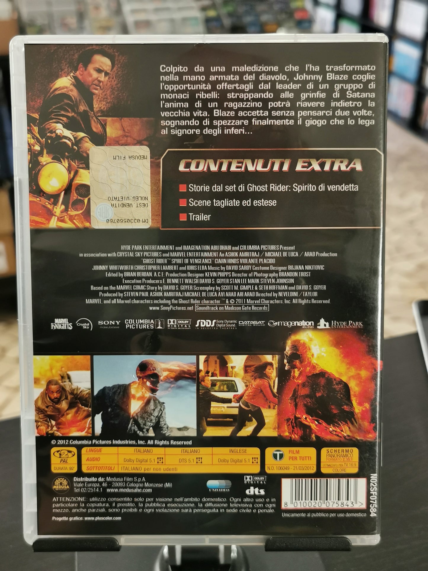 Ghost Rider: Spirito di Vendetta (DVD)